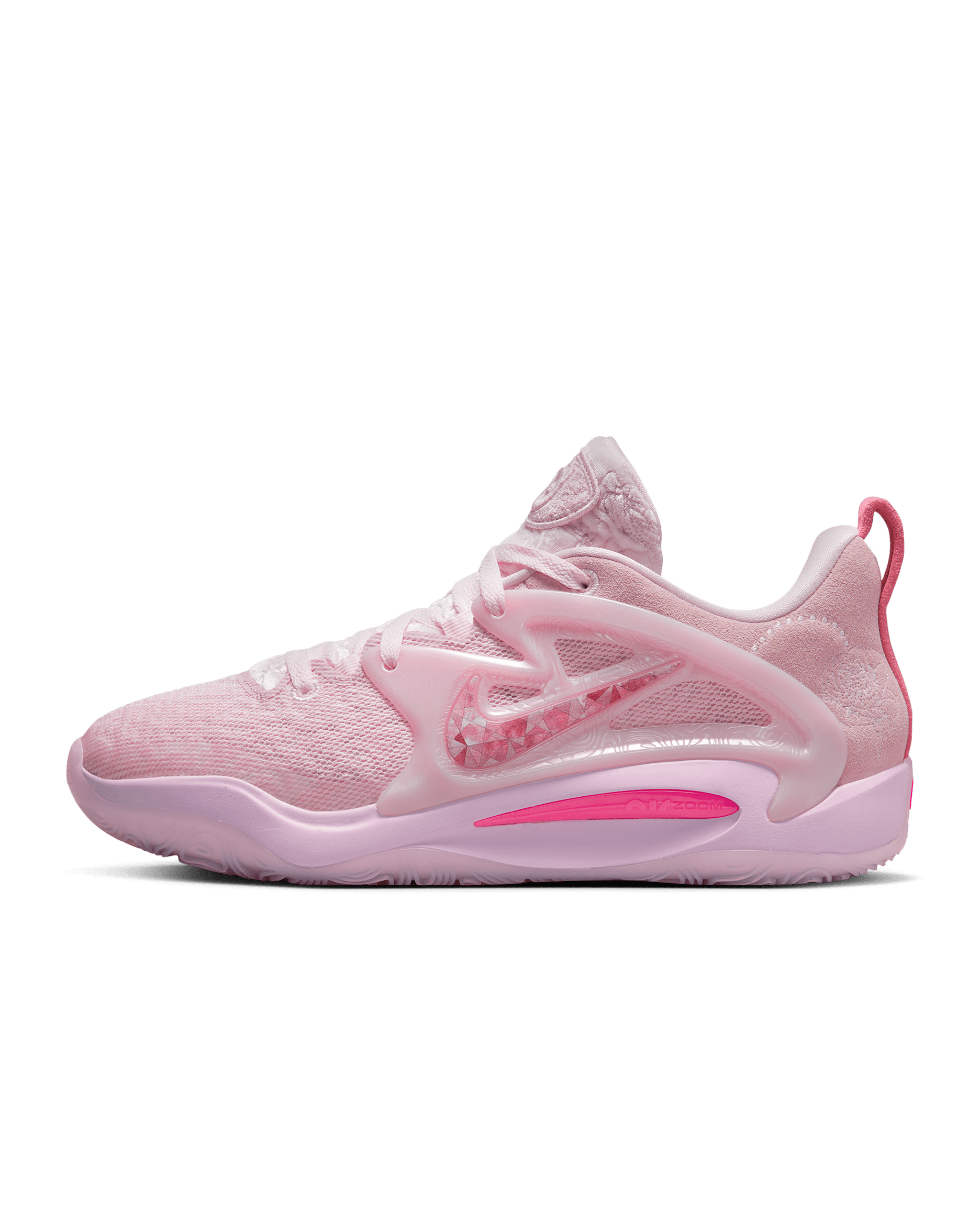 KD15 EP Basketball Shoes - Pink Foam/Light Arctic Pink/Hyper Pink/Light Orewood Brown