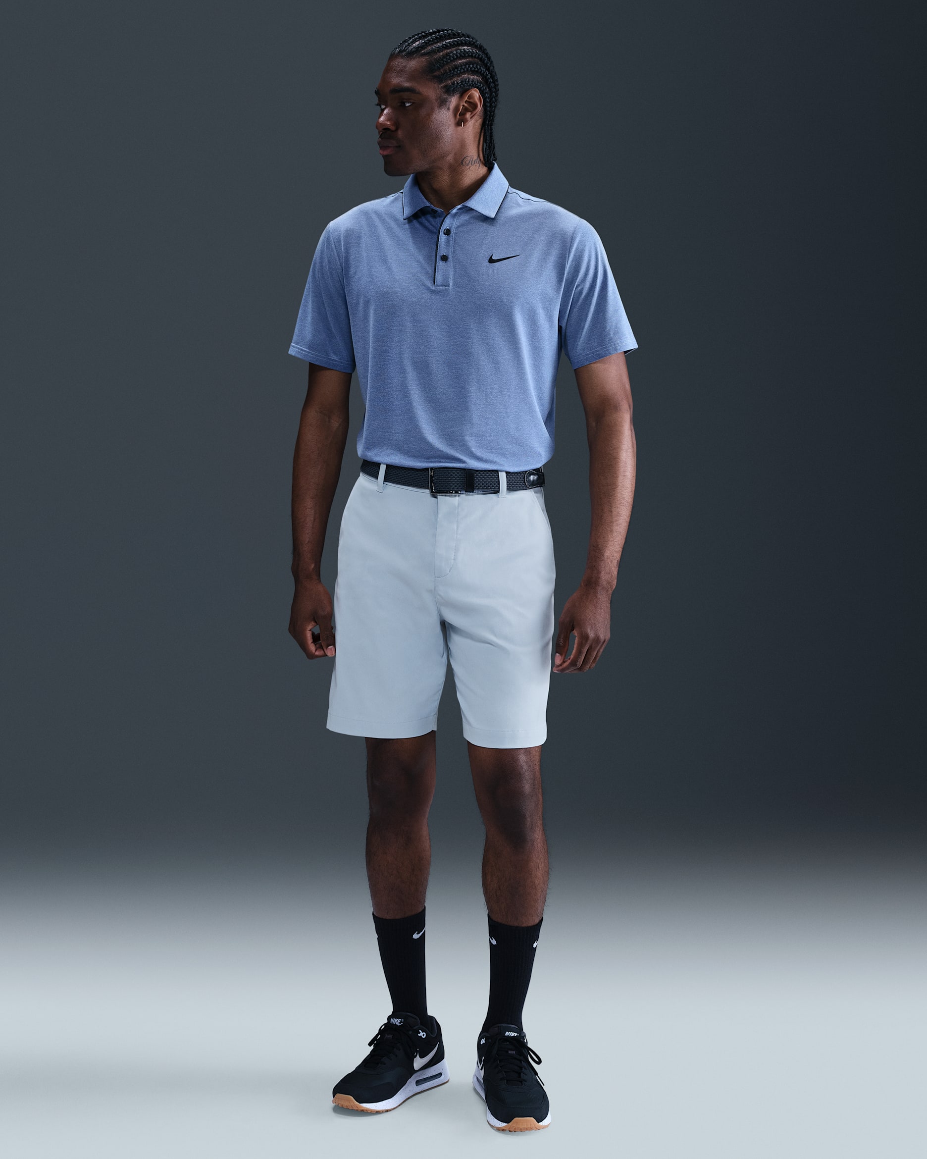 Nike Tour Men's 20cm (approx.) Chino Golf Shorts - Light Armoury Blue/Light Armoury Blue