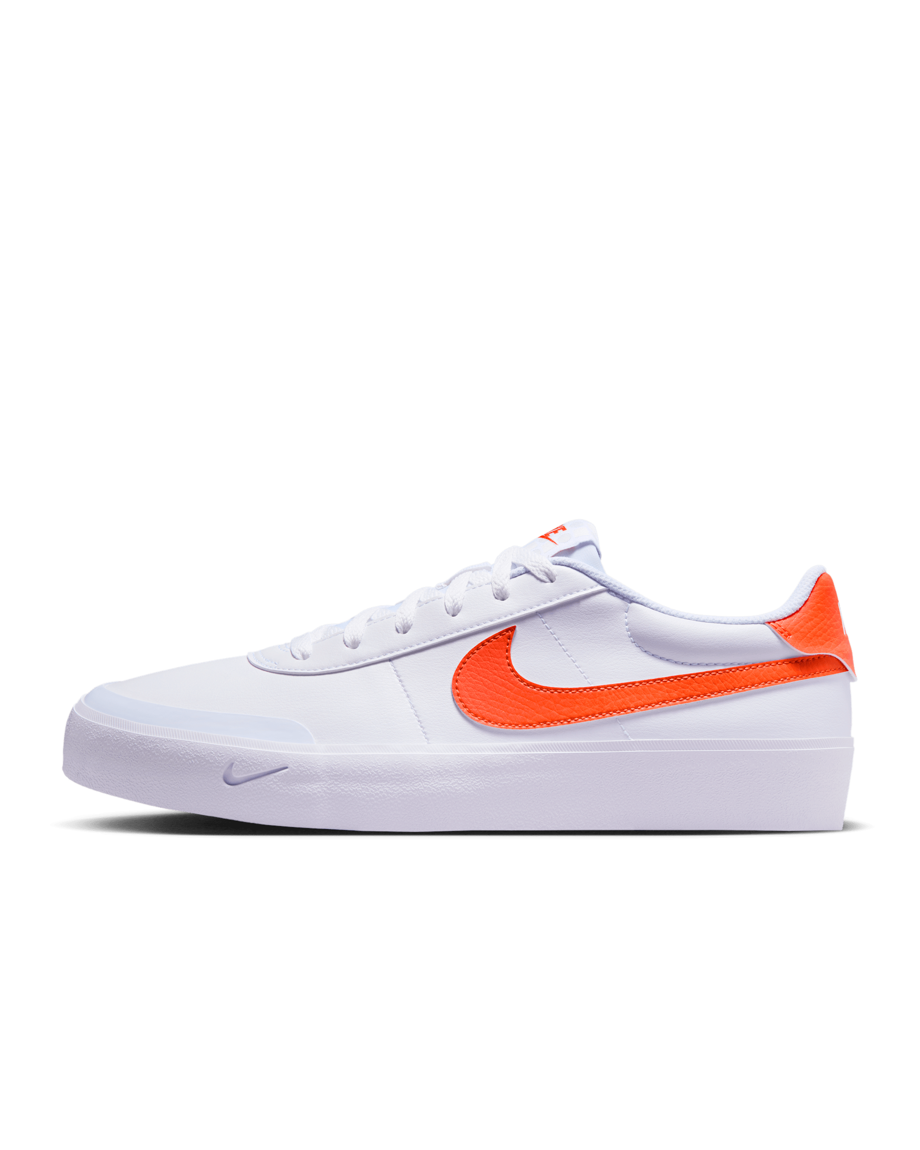 รองเท้าผู้ชาย Nike Court Shot - ขาว/Safety Orange