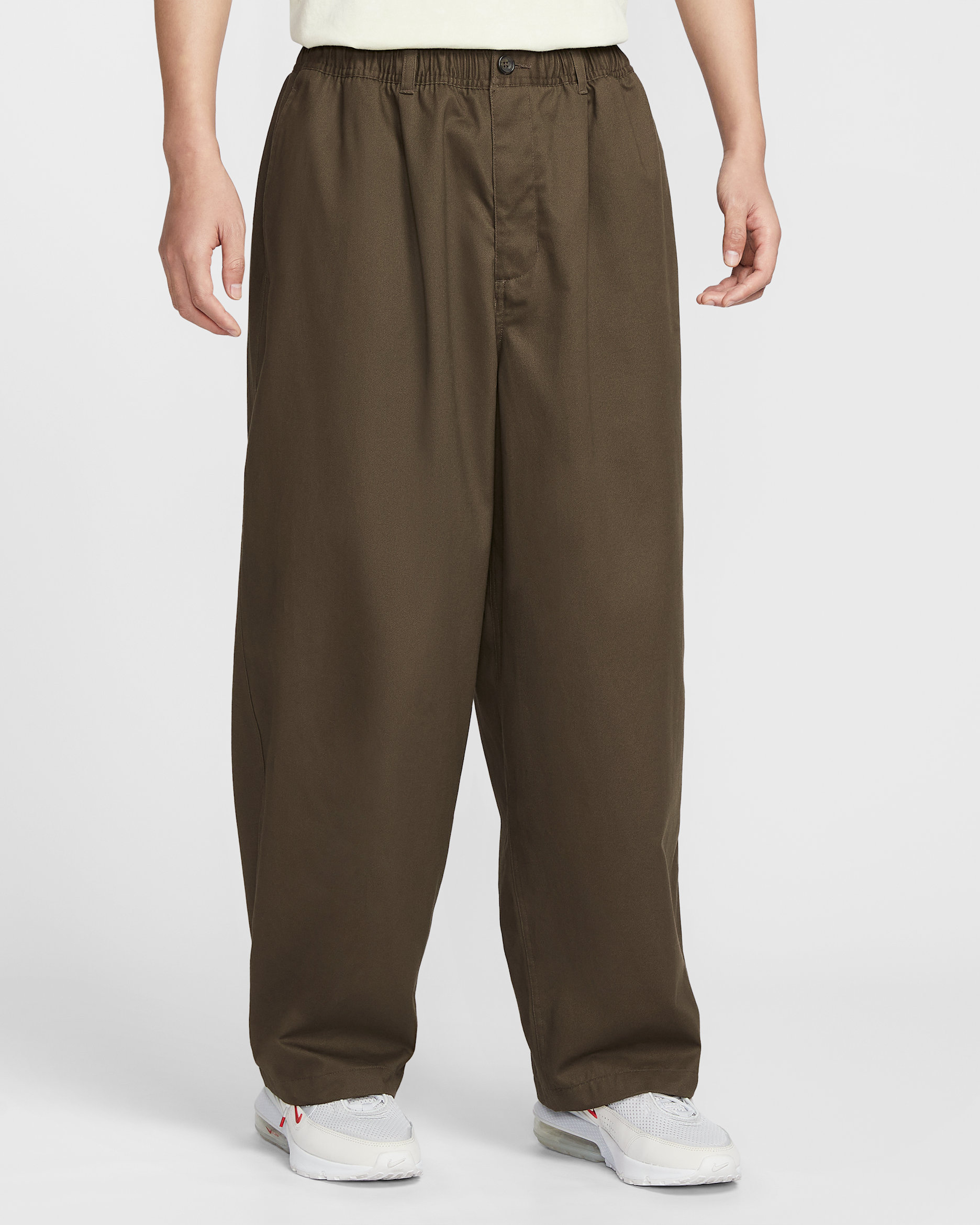 Nike Life Men's Wide-Leg Pants - Dark Hazel/Black