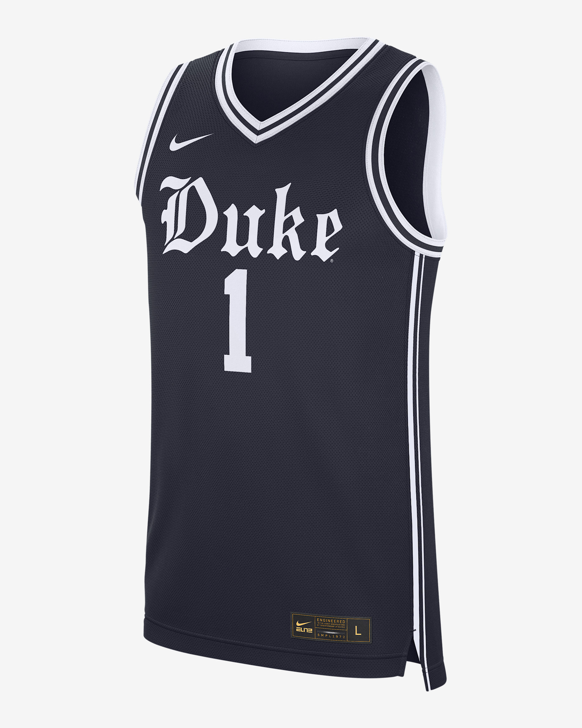 Duke Replica Men's Nike College Basketball Jersey - Grey