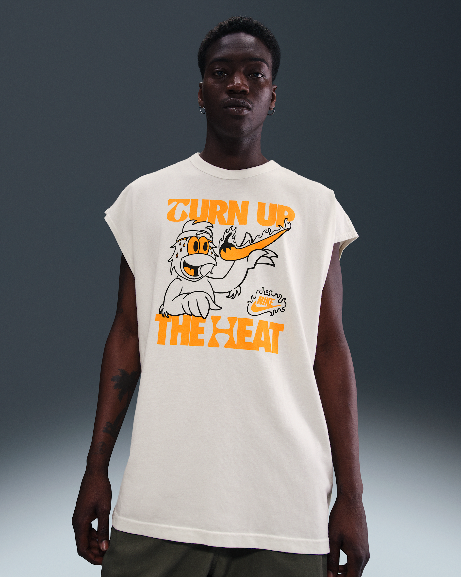 Playera sin mangas Nike Sportswear Sole Food - Vela