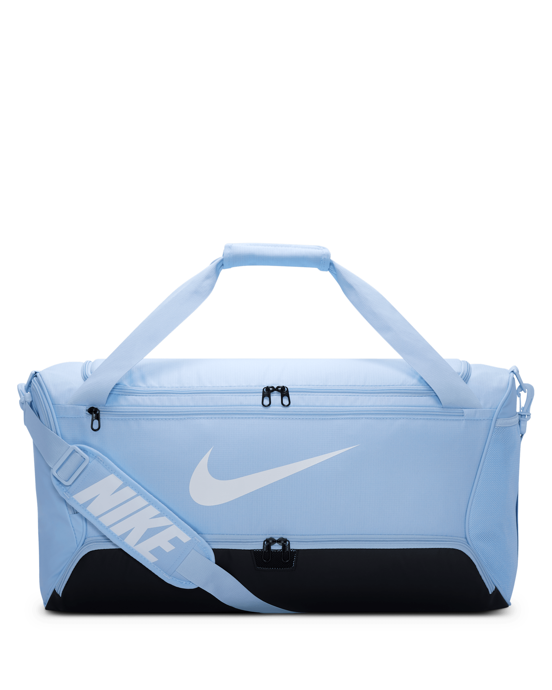 Borsone medio da training Nike Brasilia 9.5 (60 l) - Celestine Blue/Nero/Bianco