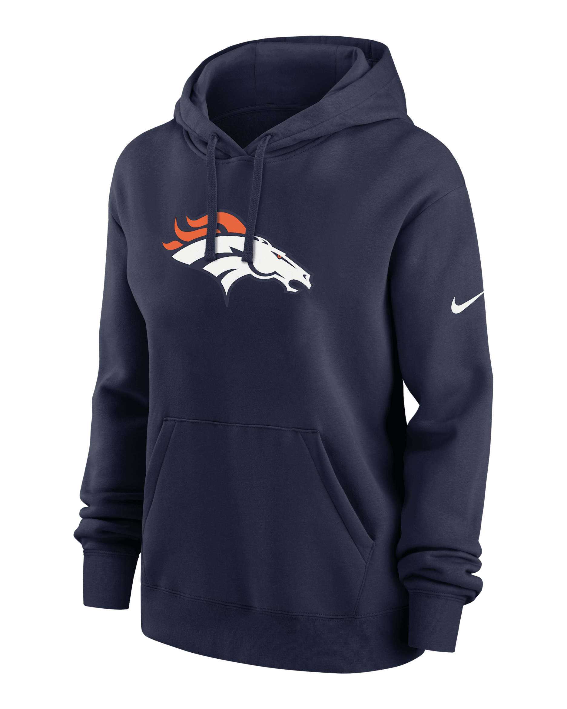 Denver Broncos Club Women's Nike NFL Pullover Hoodie - Navy