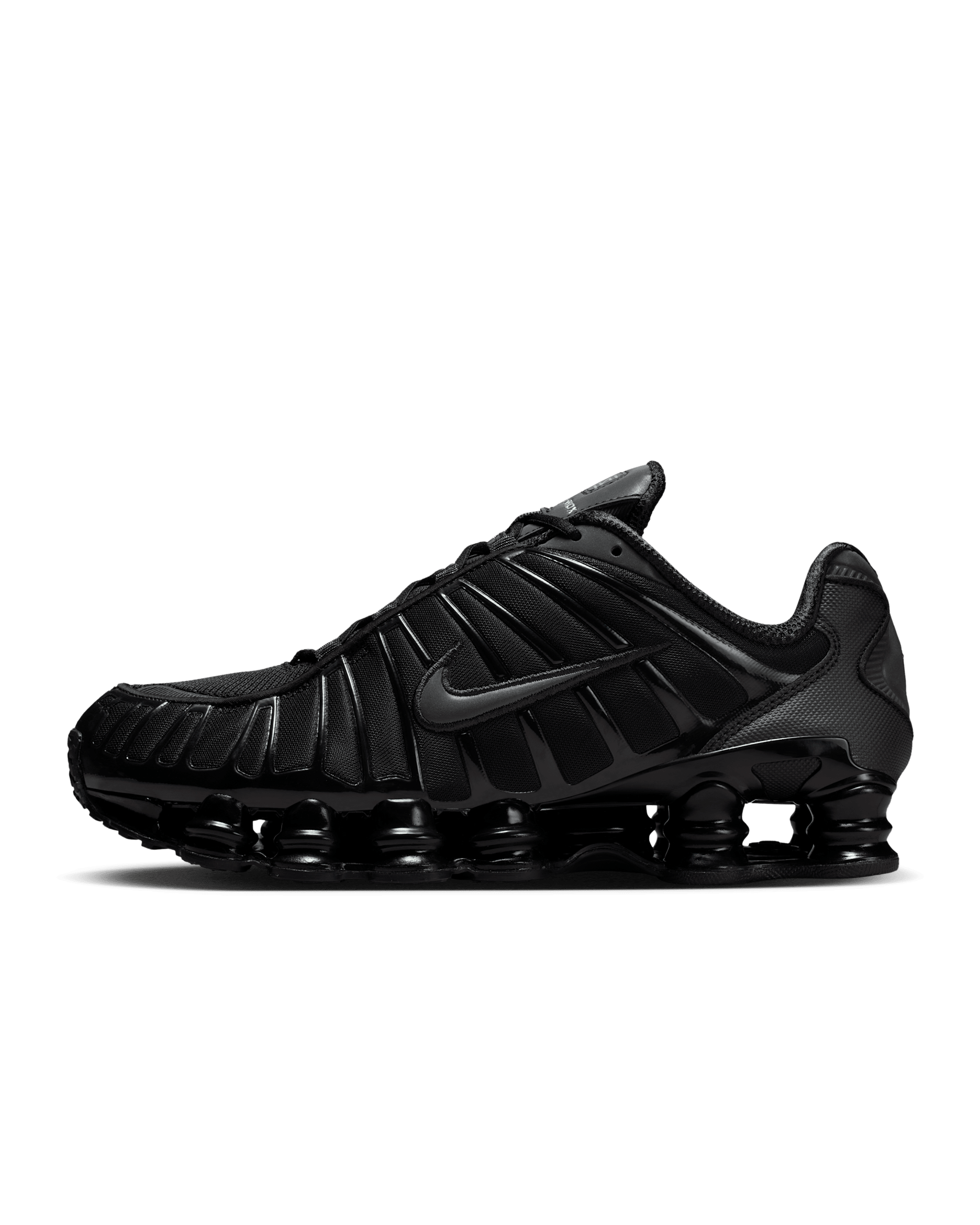 Nike Shox TL Men's Shoes with Reflective Accents - Black/Metallic Silver/Light Lemon Twist/Multi-Color