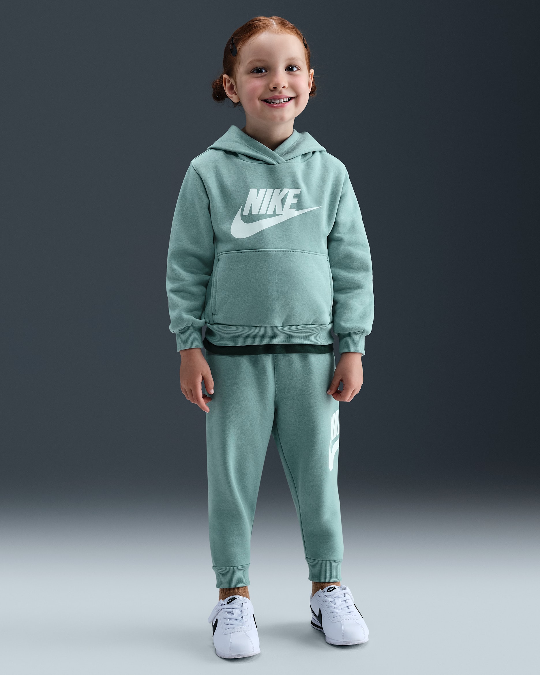 Conjunto de sudadera con gorro infantil Nike Sportswear Club Fleece - Cañón