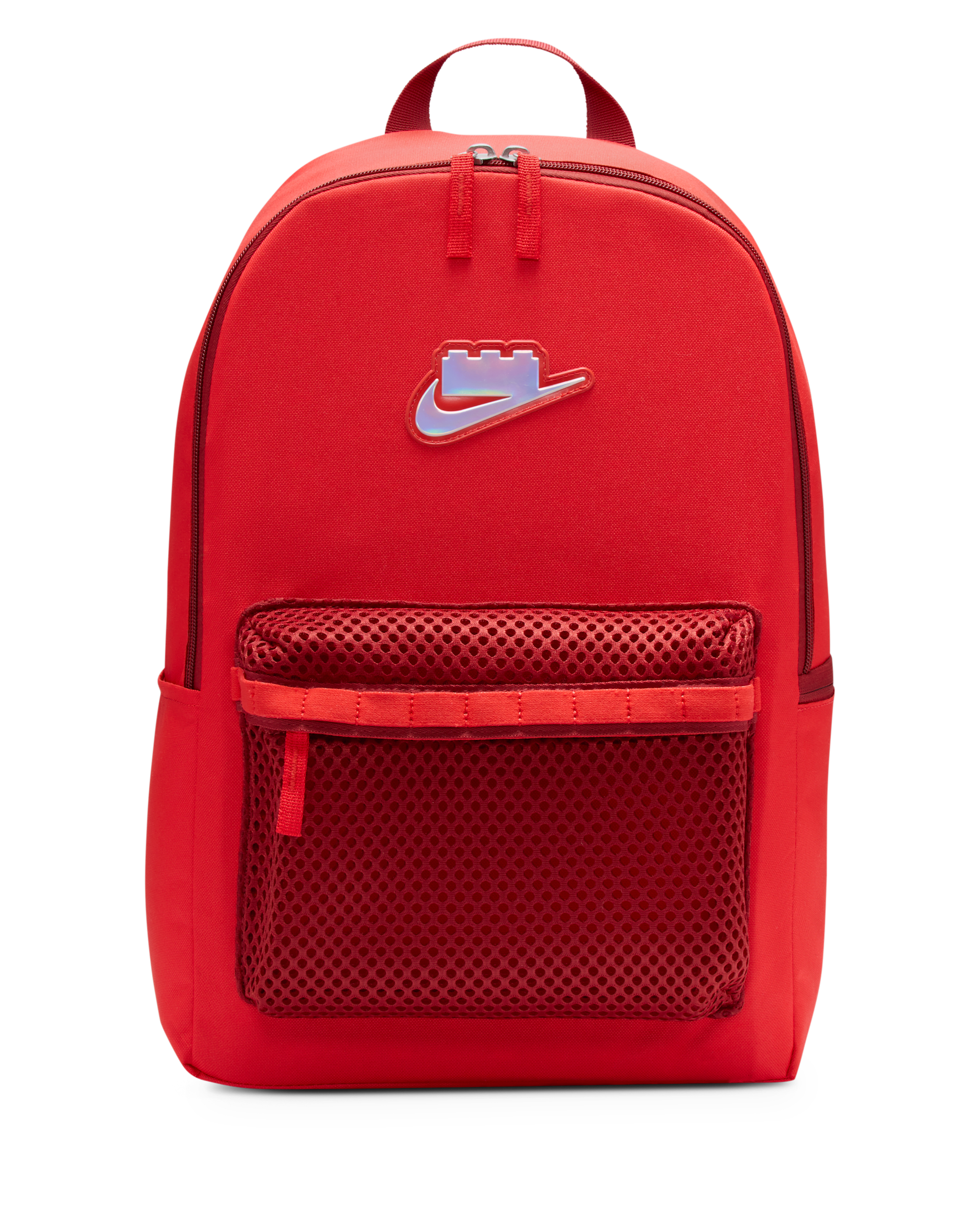 Nike x LEGO® Collection Heritage Backpack (25L) - Rush Red/Dark Cayenne/Metallic Silver