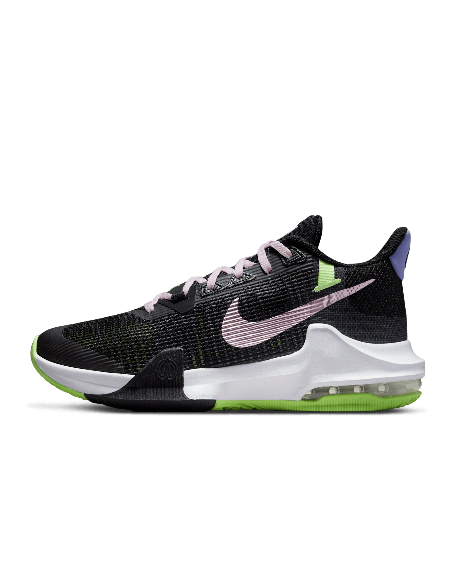 Nike Impact 3 Basketball Shoe - Black/Ghost Green/Purple Pulse/Pink Foam