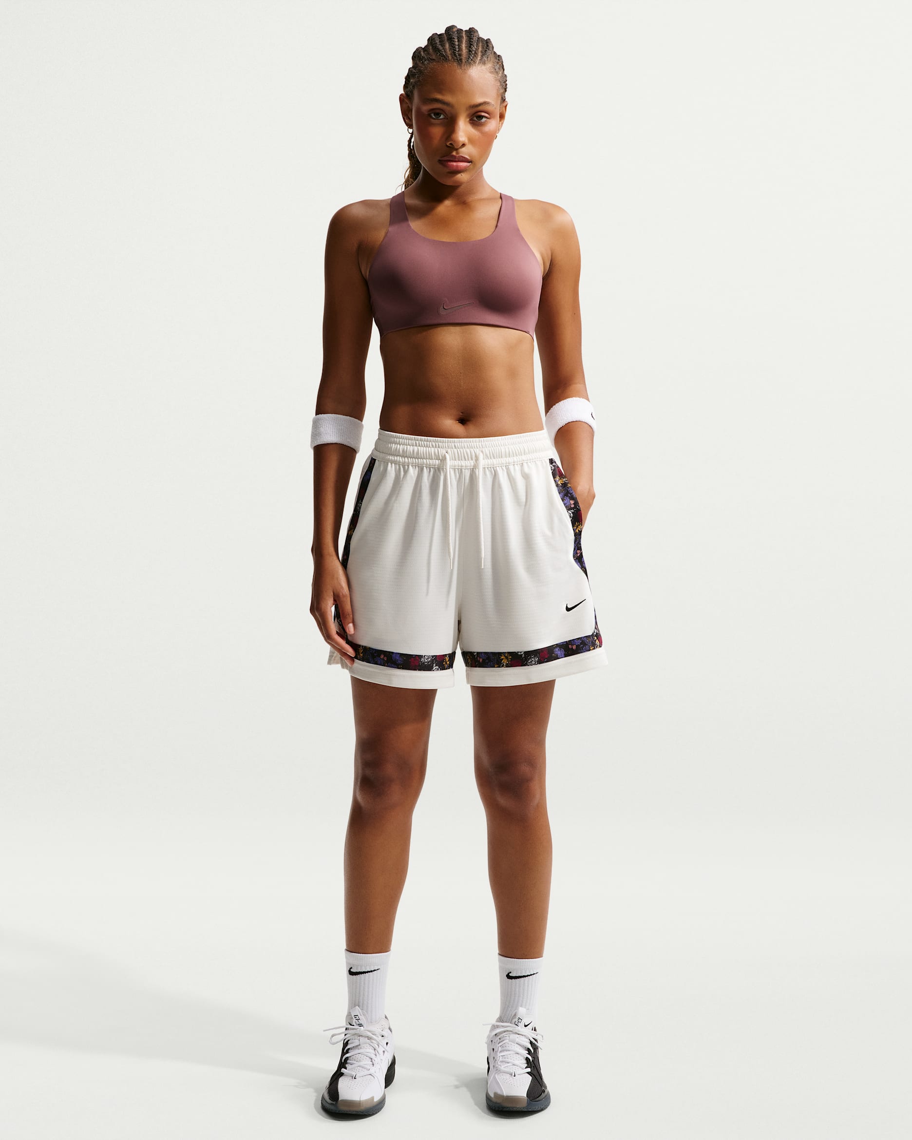Nike Crossover Women's Dri-FIT Basketball Shorts - Sail/Black