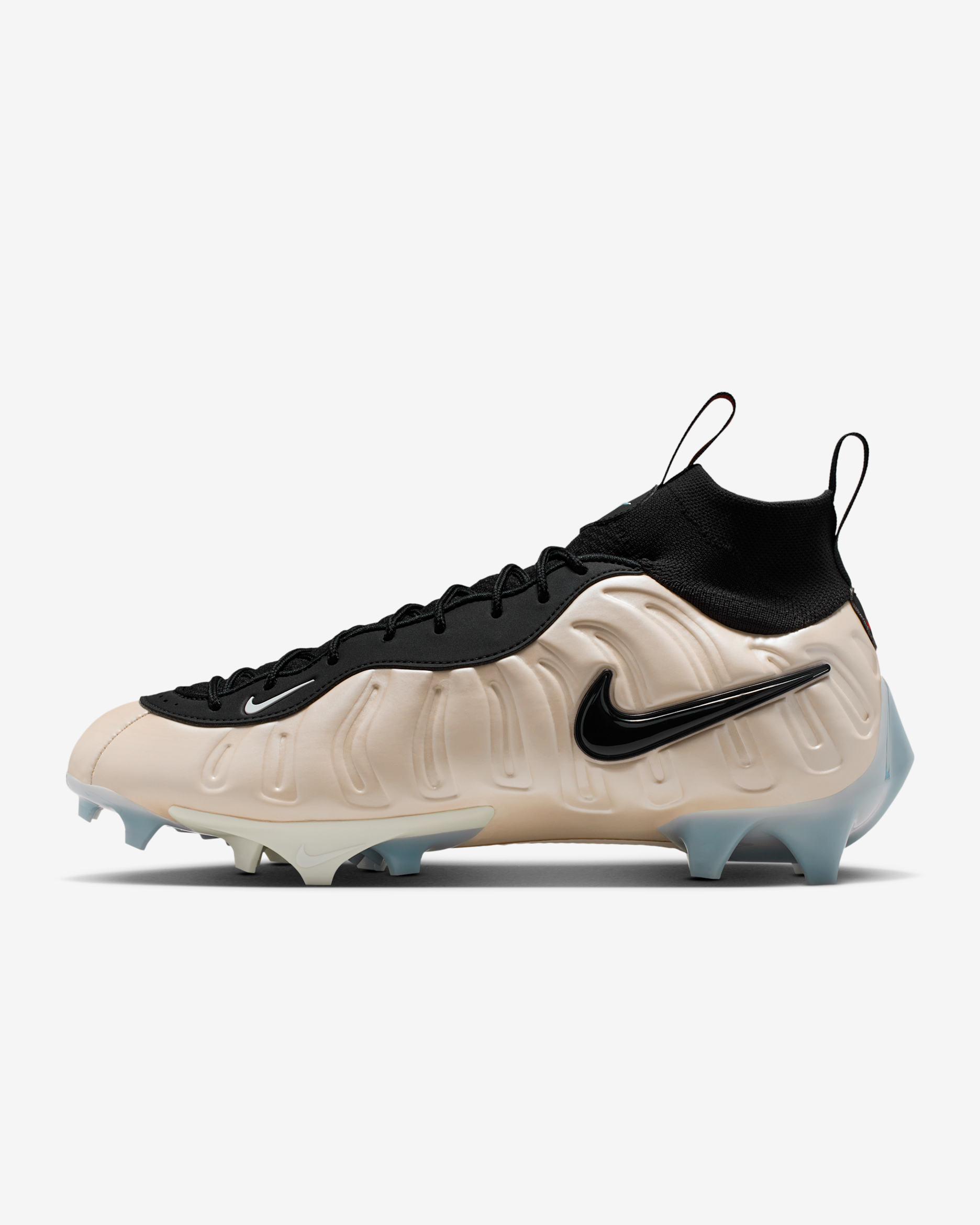 Nike Vaporposite Pro Football Cleats - Pearl White/True Red/White/Black