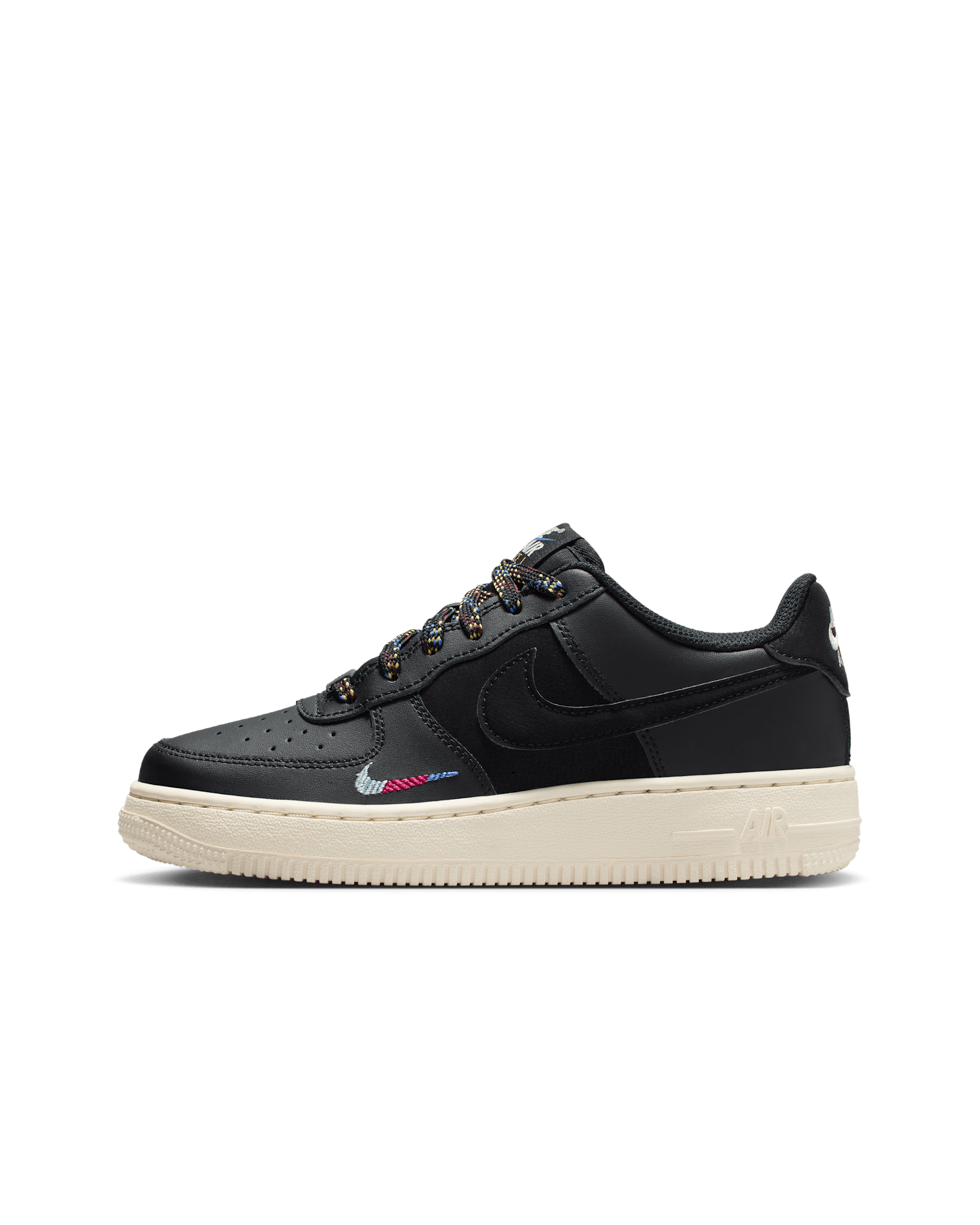 Scarpa Nike Air Force 1 LV8 1 - Ragazzo/a - Nero/Saturn Gold/Comet Blue/Nero
