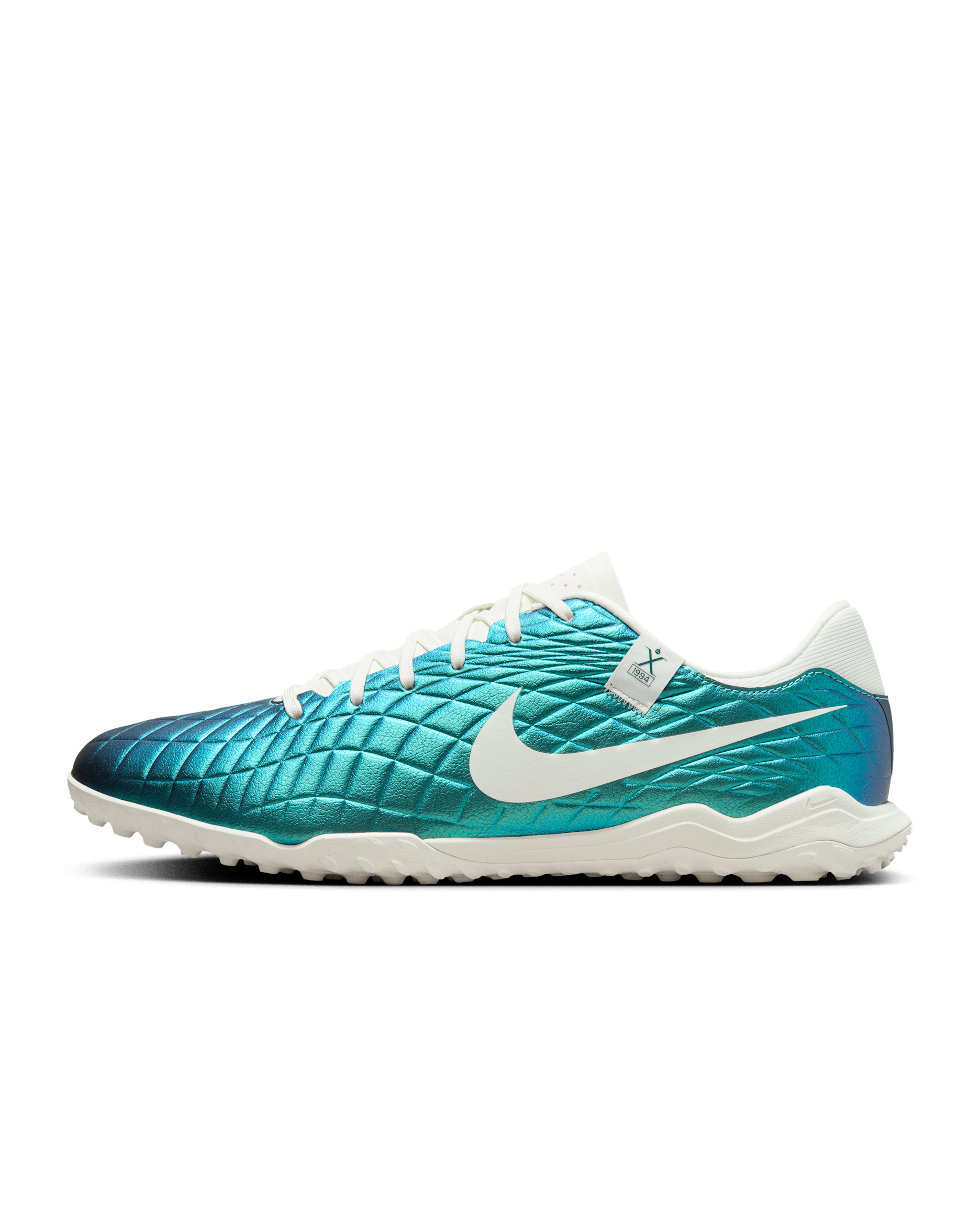 Nike Tiempo Emerald Legend 10 Academy TF Low-Top Football Shoes - Dark Atomic Teal/Sail