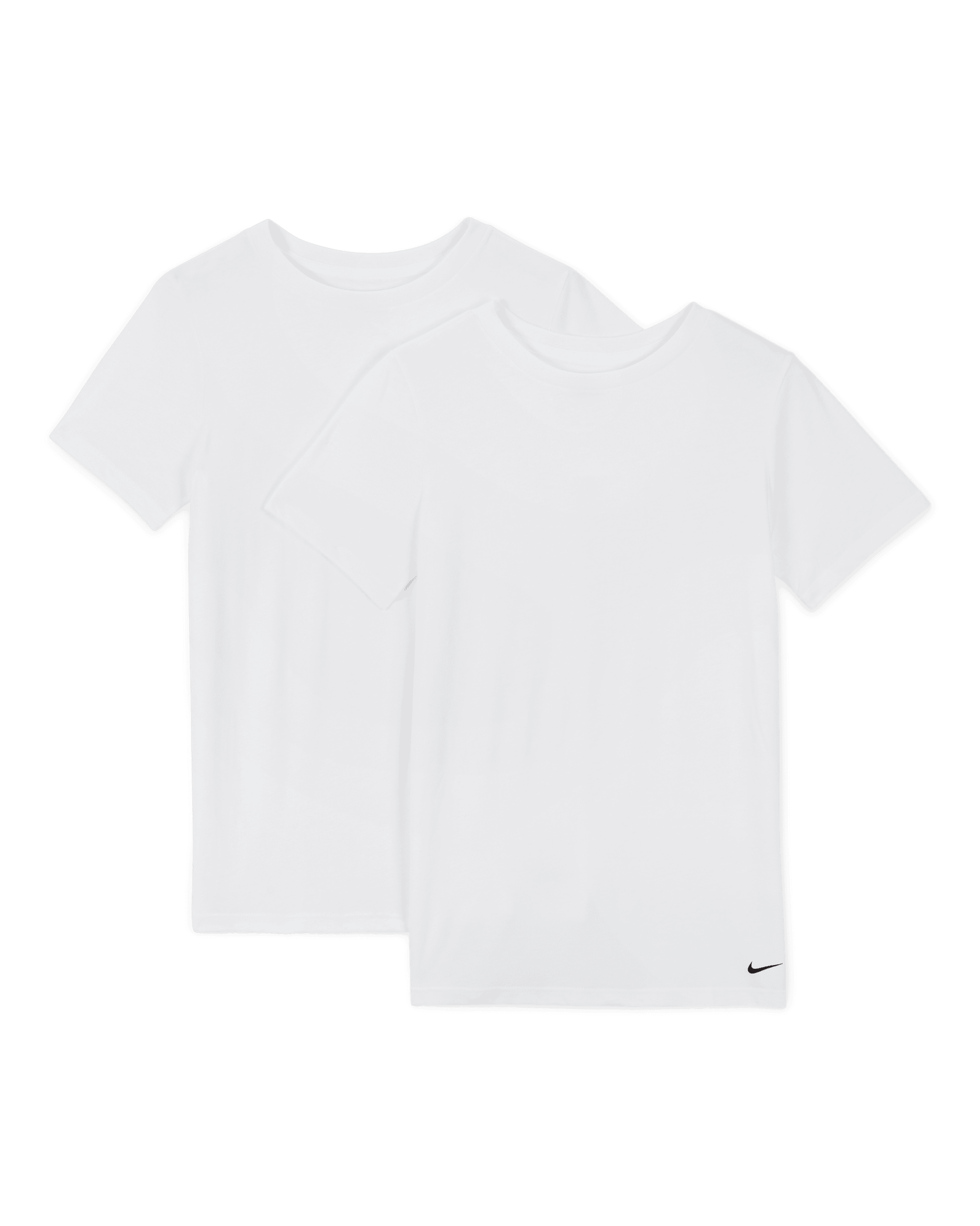 Nike Big Kids' Crew Undershirt (2-Pack) - White