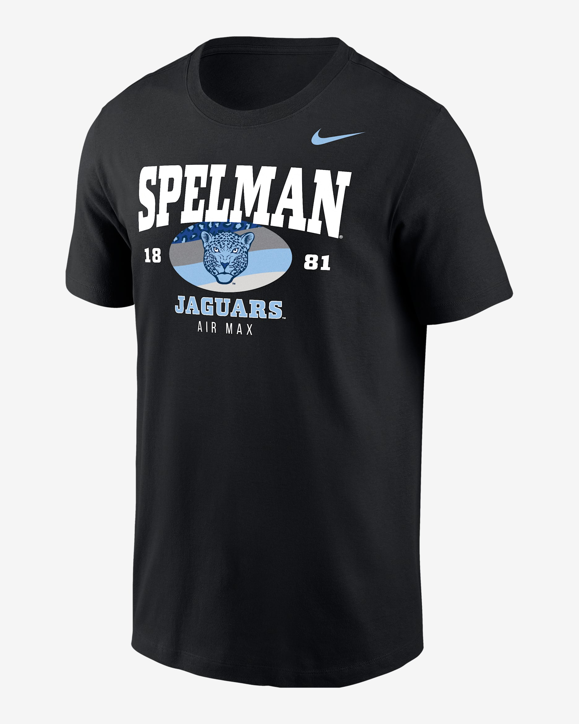 Nike College (Spelman College) Men's Air Max Short-Sleeve T-Shirt - Black