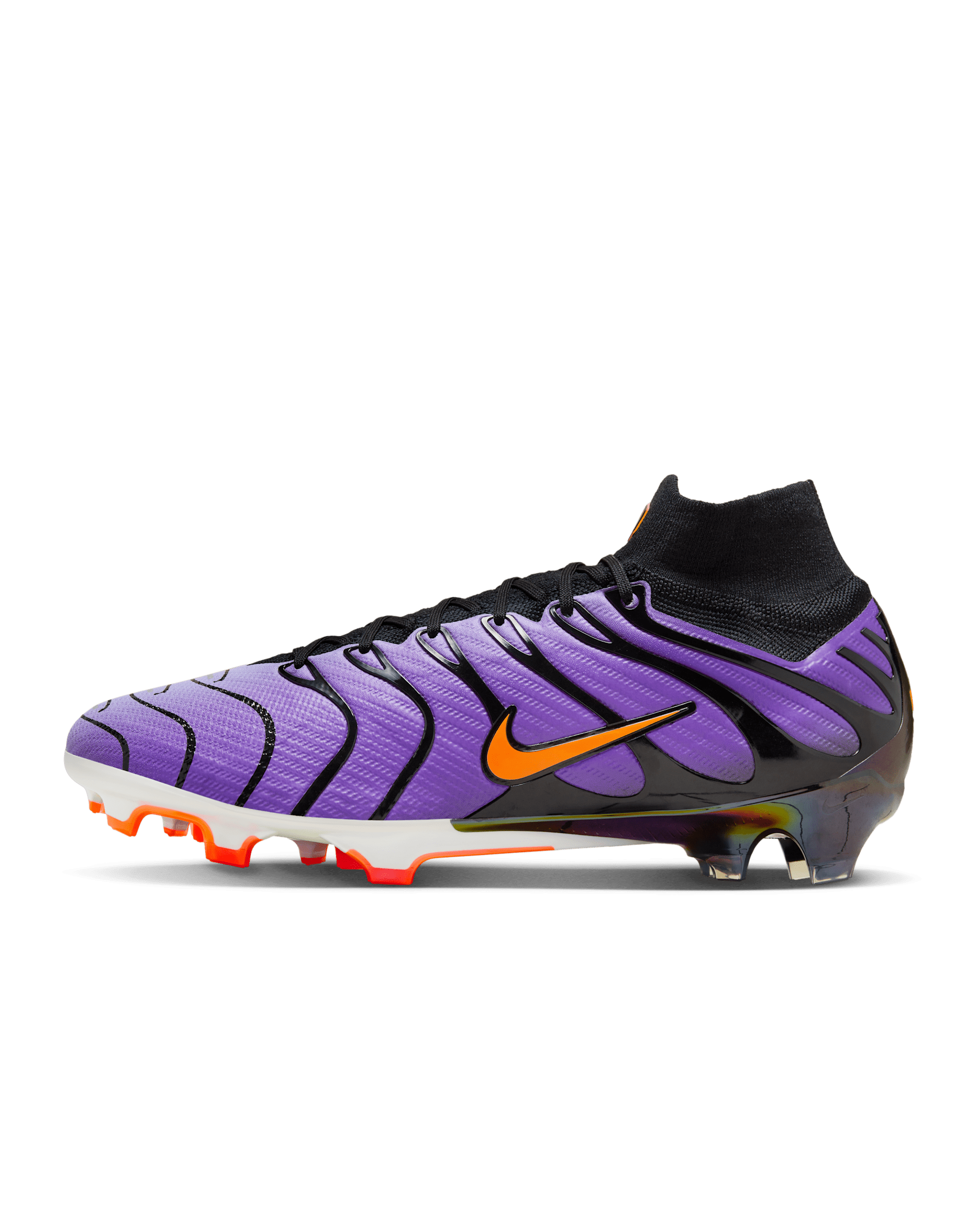 Nike Mercurial Superfly 9 FG High-Top Football Boot - Voltage Purple/Total Orange