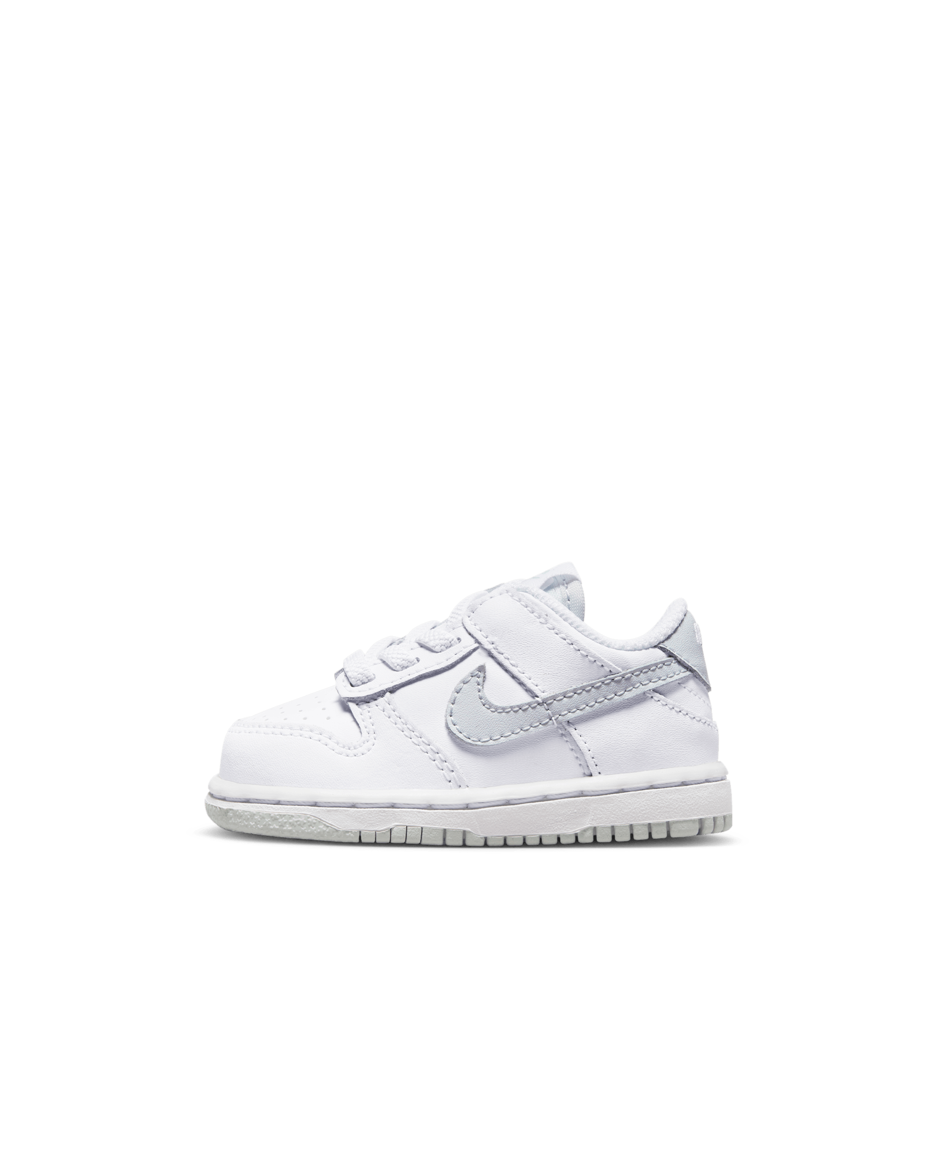 Nike Dunk Low Baby/Toddler Shoes - White/White/Pure Platinum