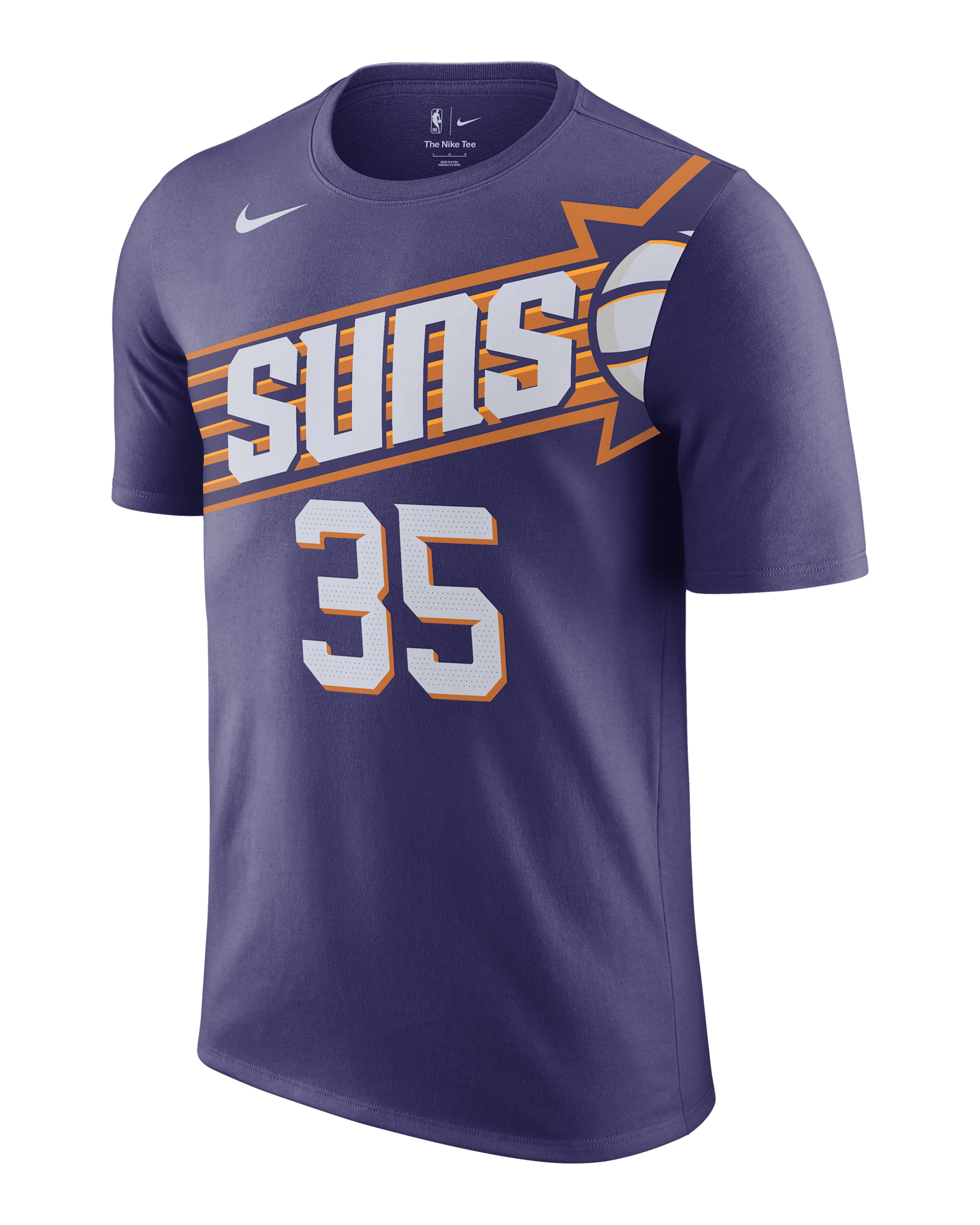 Kevin Durant Phoenix Suns Men's Nike NBA T-Shirt - New Orchid