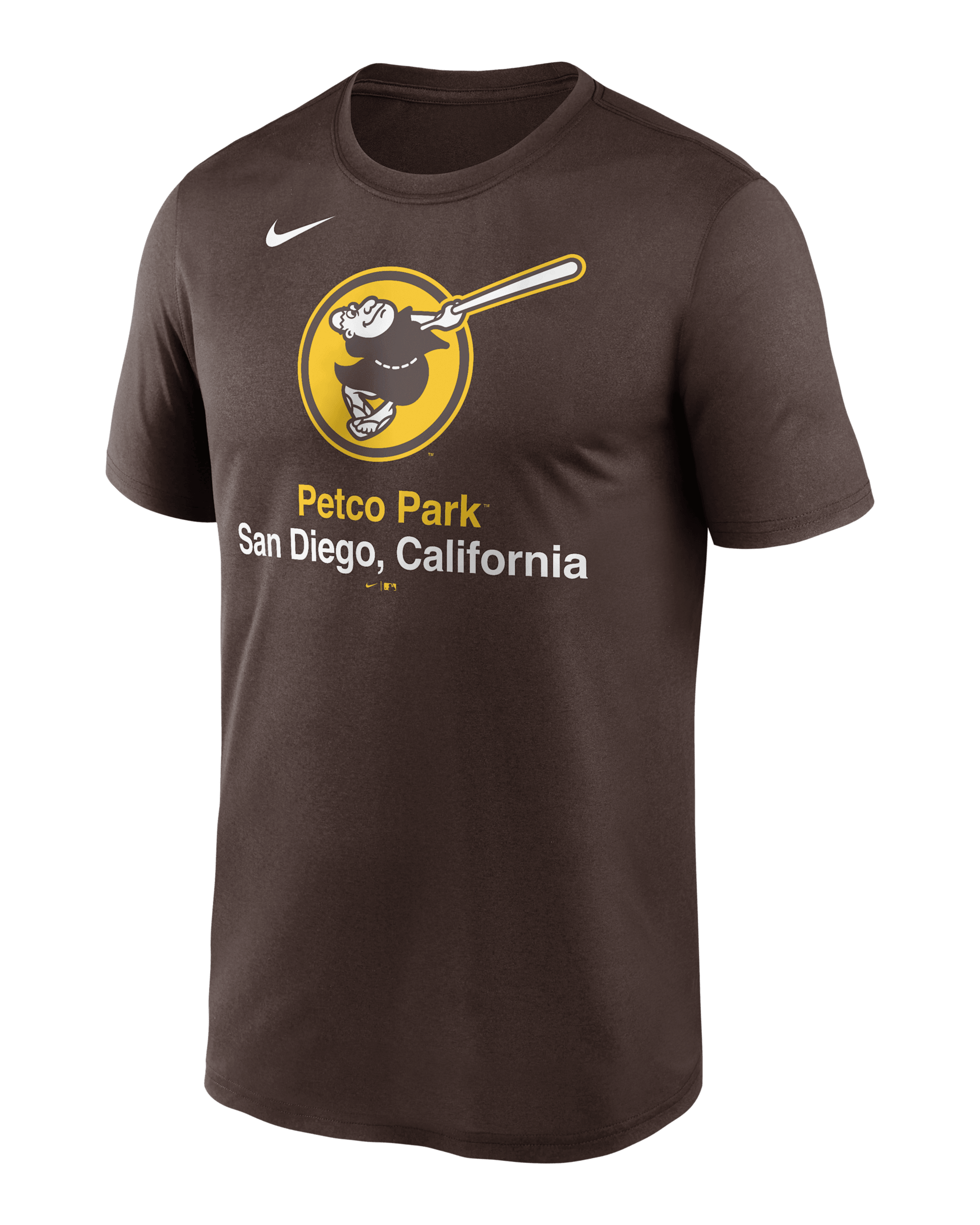 San Diego Padres Stadium Legend Men's Nike Dri-FIT MLB T-Shirt - Brown