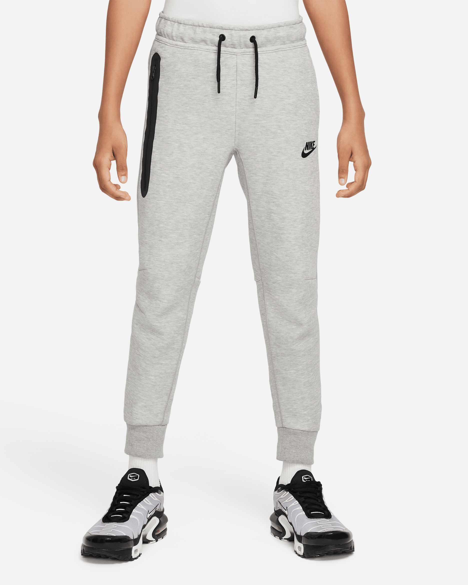Pantalon Nike Sportswear Tech Fleece pour Garçon plus âgé - Dark Grey Heather/Noir/Noir
