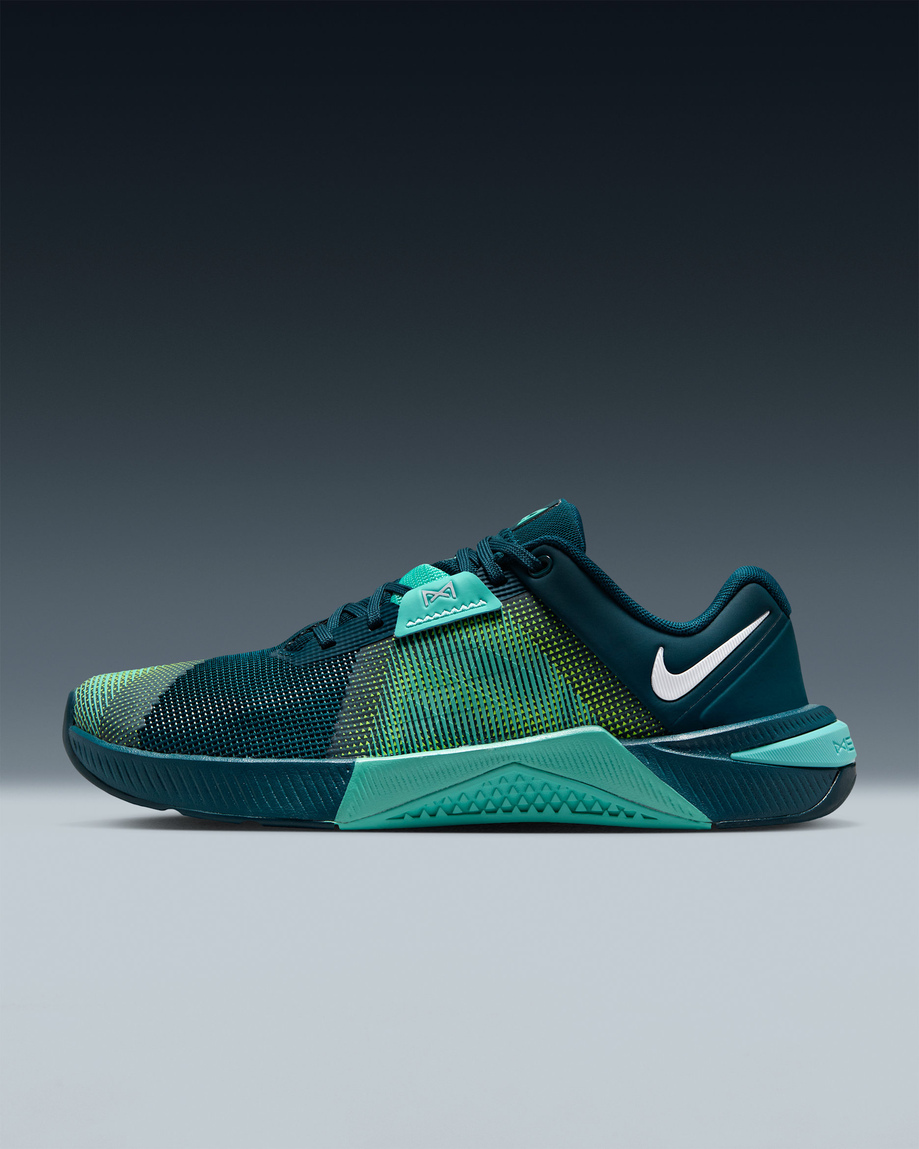 Nike Metcon 10 Women's Workout Shoes - Midnight Turquoise/Bleached Turquoise/Volt/White