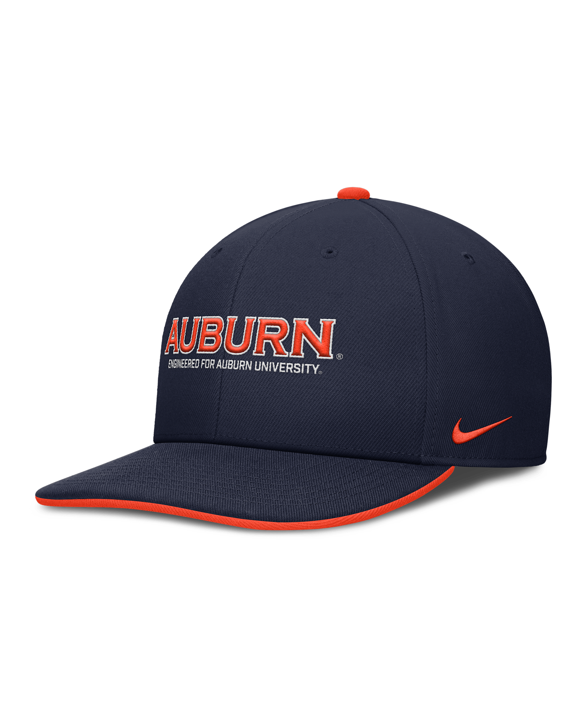Gorra universitaria Nike Dri-FIT ajustable para hombre Auburn On-Field Pro - Azul marino