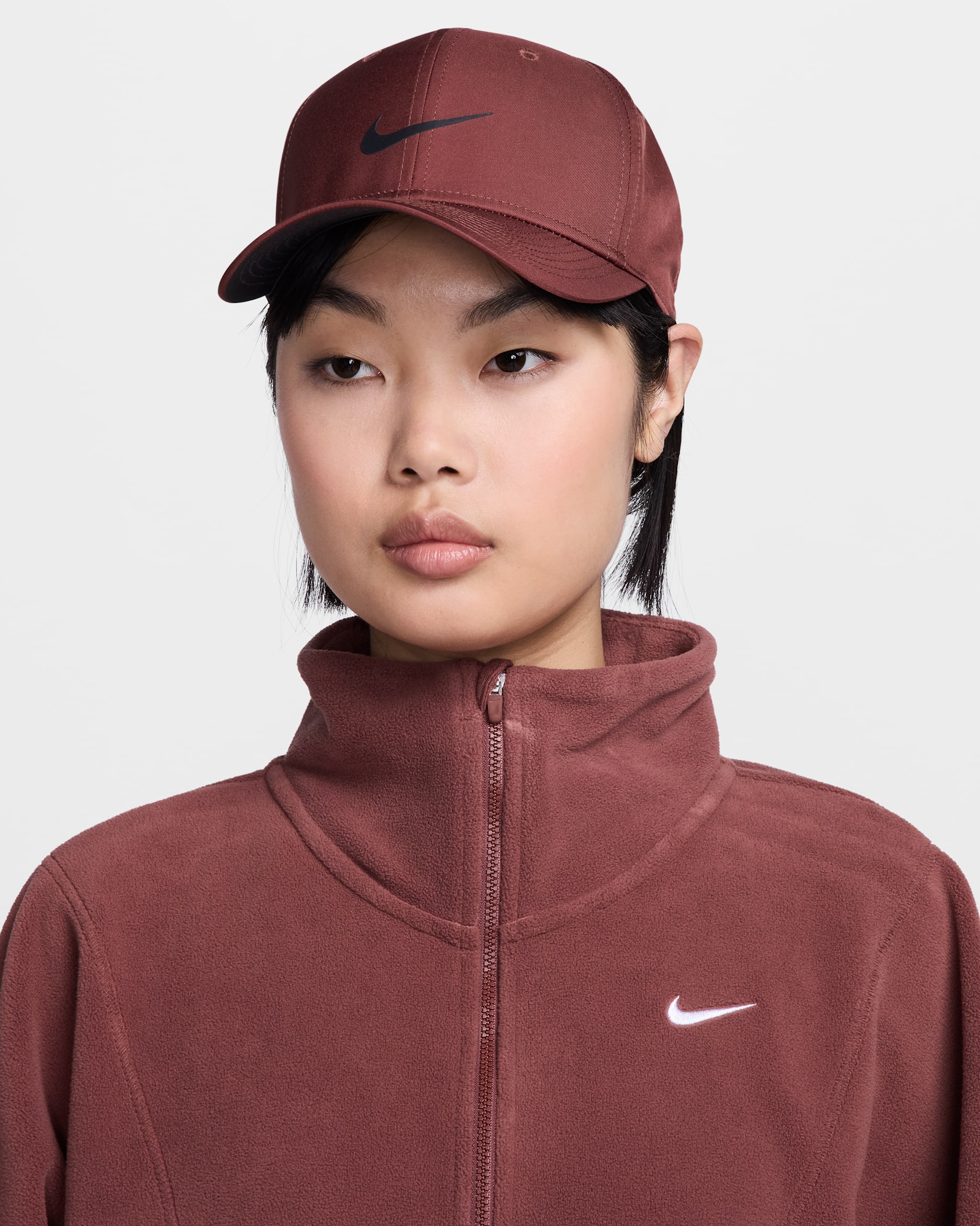 Gorra estructurada con cierre a presión Nike Dri-FIT Rise - Poni oscuro/Antracita/Negro