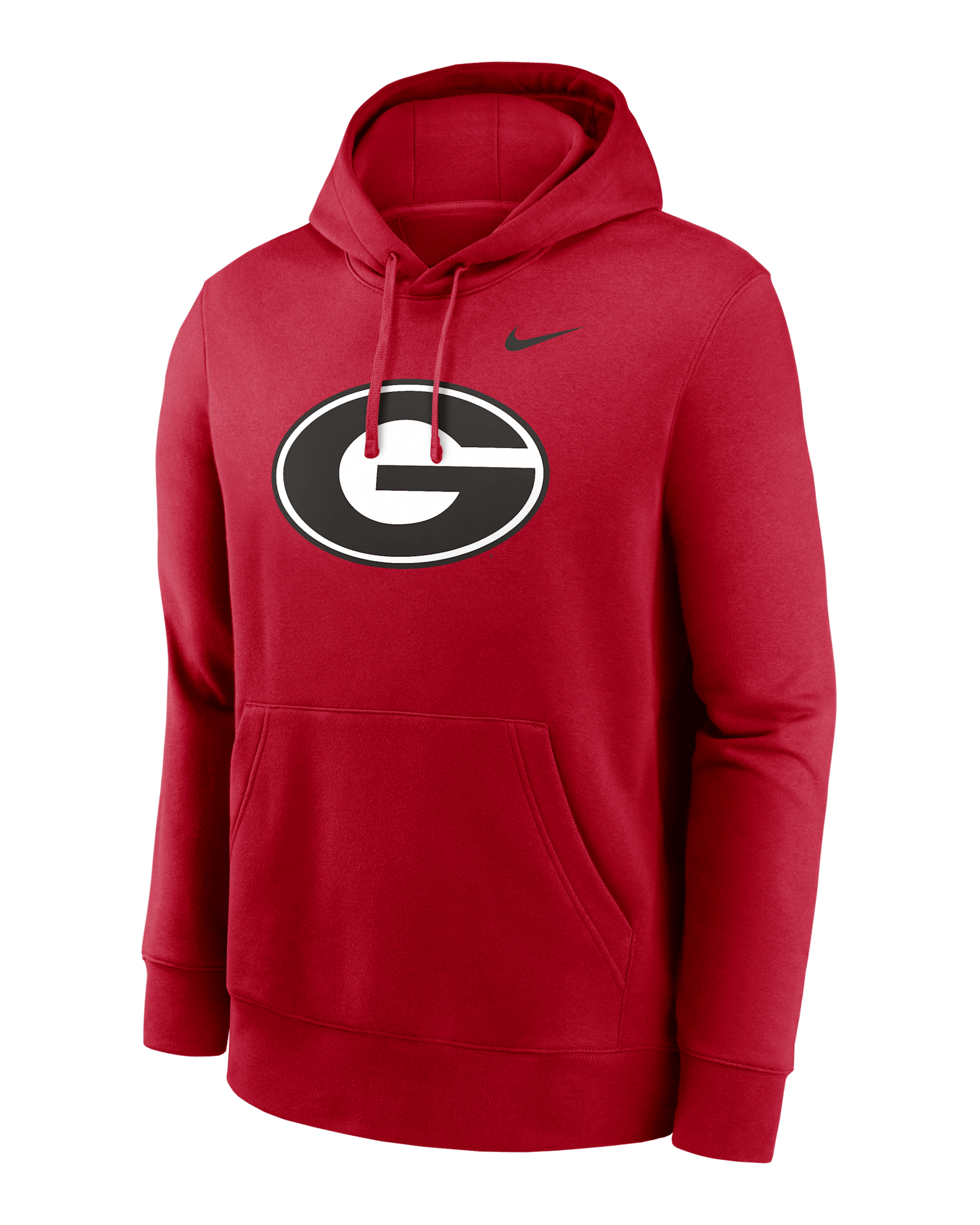 Georgia Bulldogs Primetime Evergreen Club Primary Logo Men's Nike College Pullover Hoodie - Red