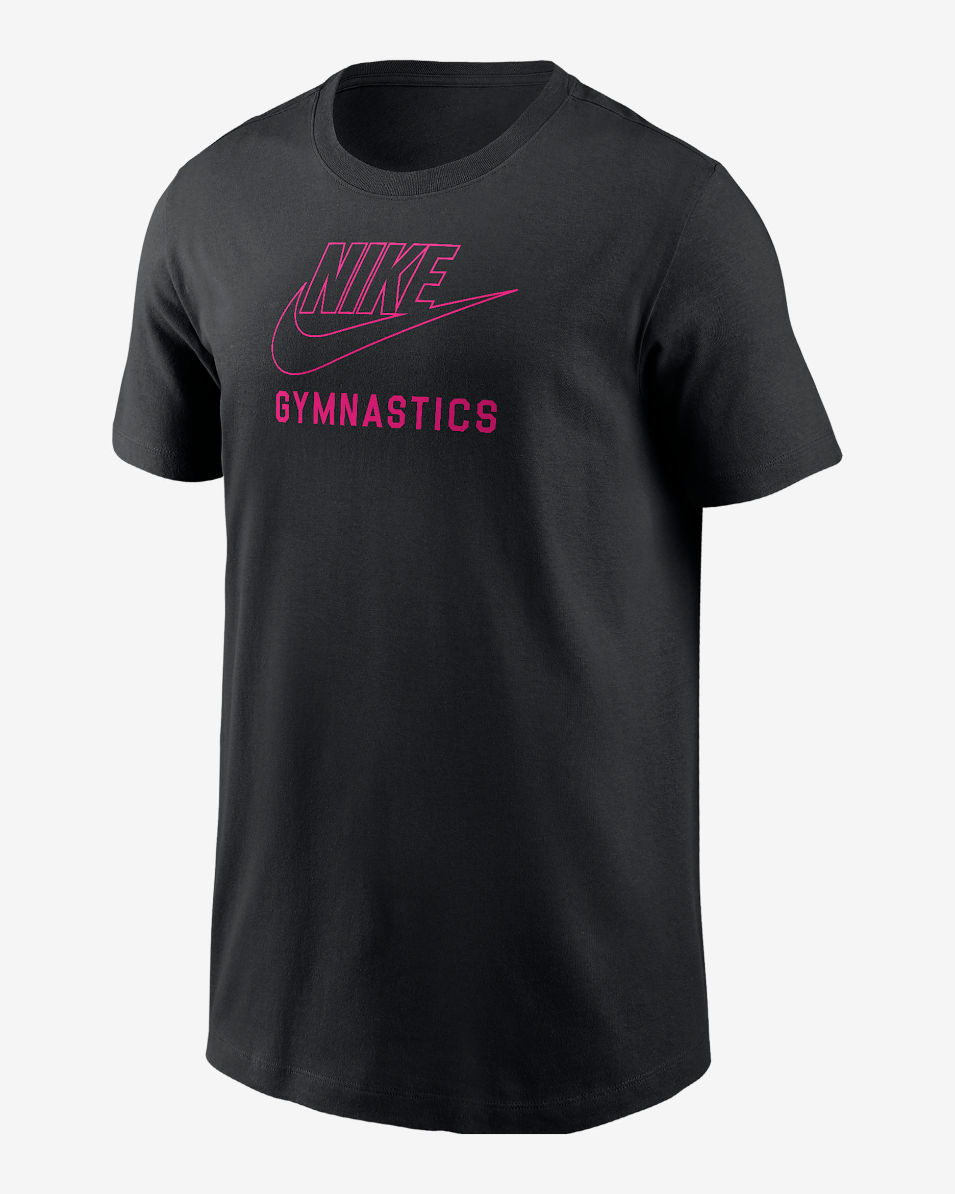 Nike Swoosh Big Kids' Gymnastics T-Shirt - Black
