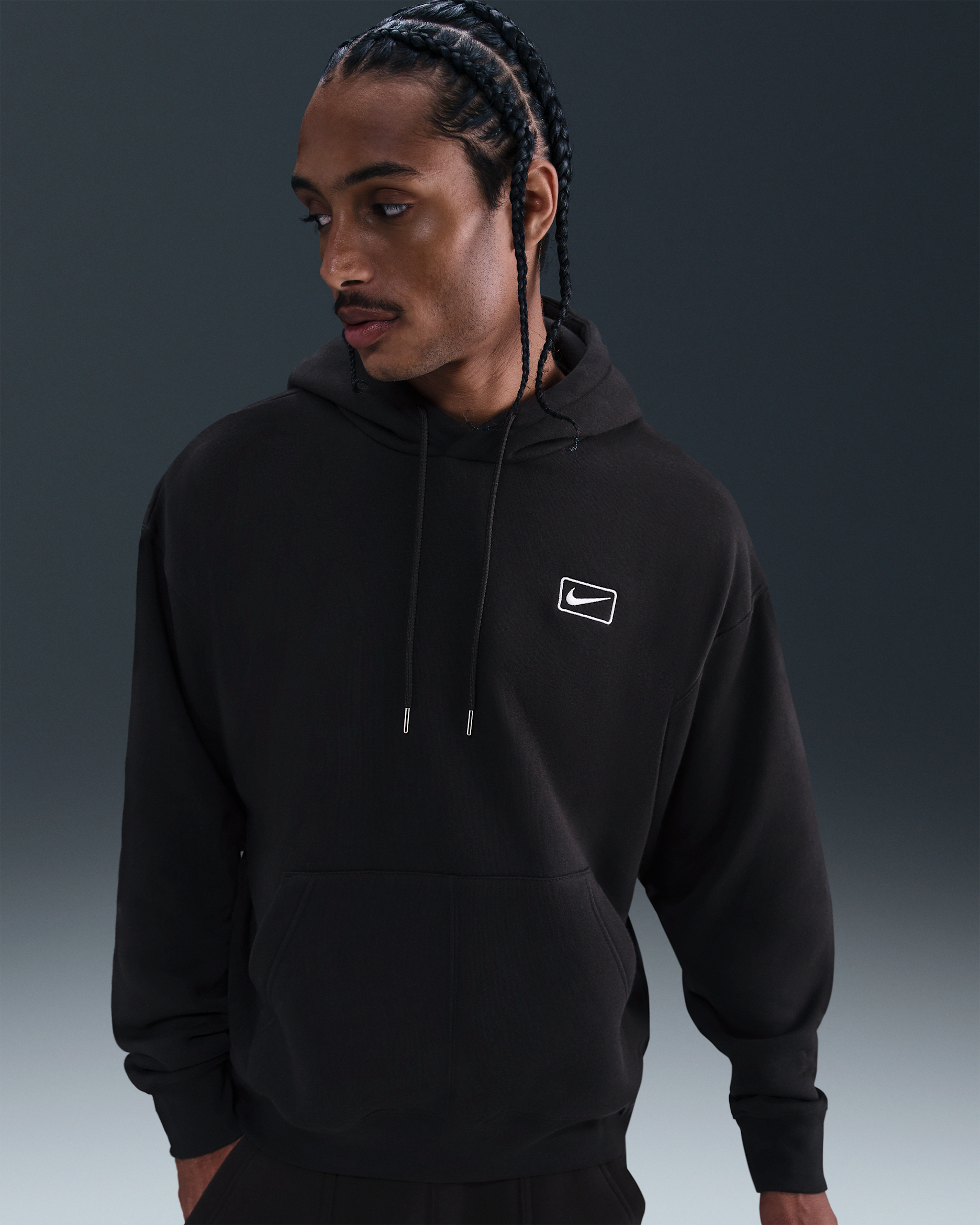 Nike Sportswear Pullover hettegenser for herre - Svart
