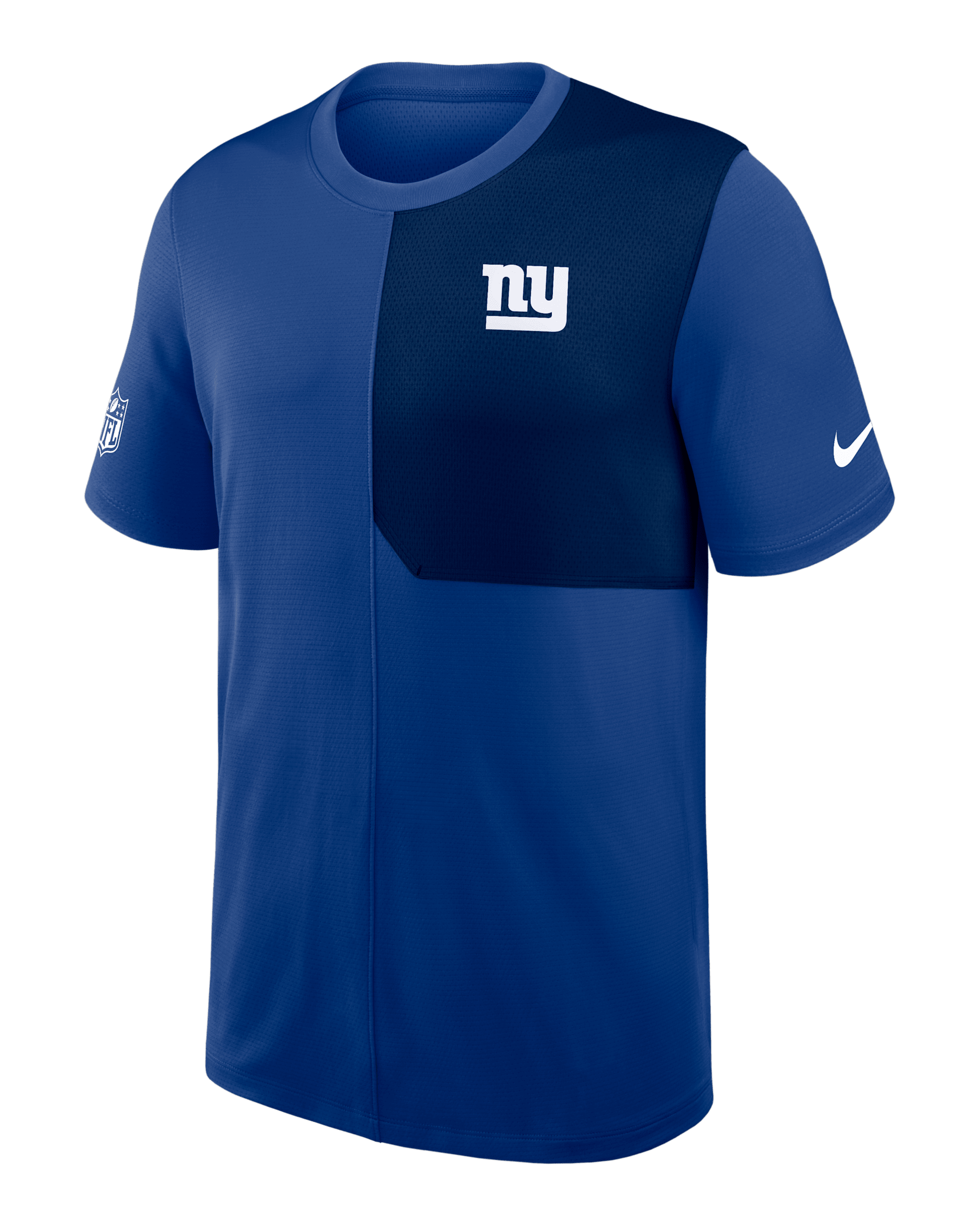 New York Giants Sideline Coach Men's Nike Dri-FIT NFL Top - Blue