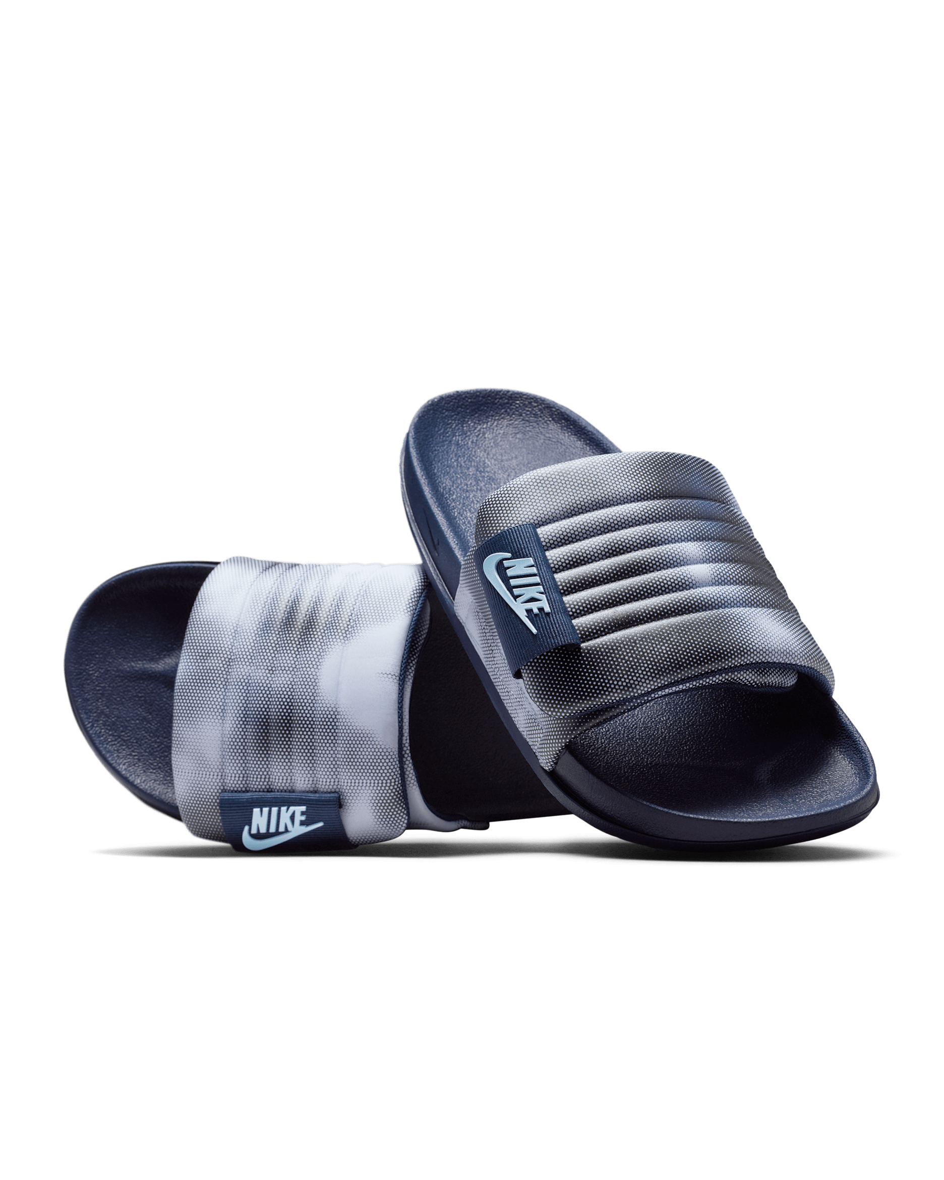 Nike Offcourt Adjust Men's Slides - Black/Midnight Navy/Aluminum