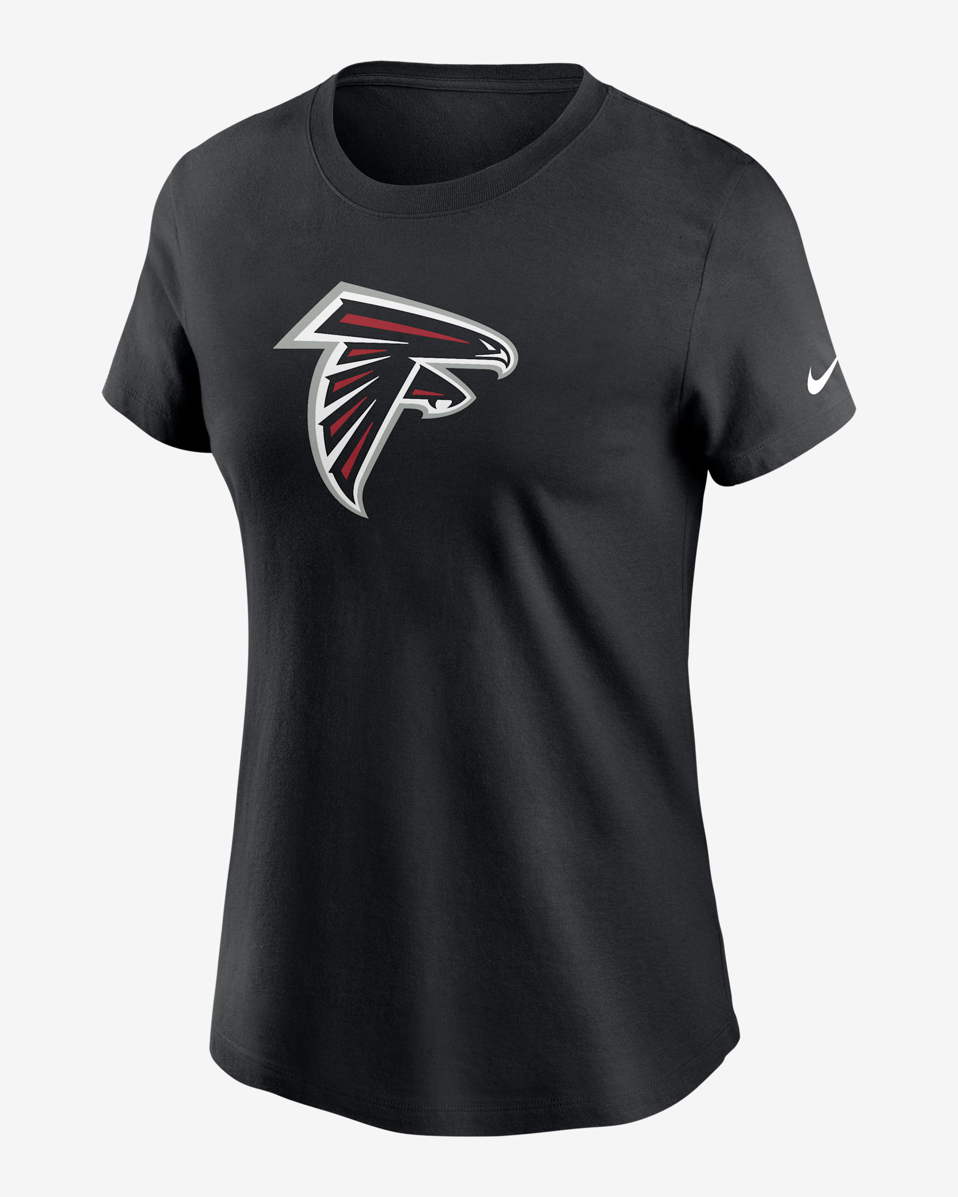 Atlanta Falcons Primary Logo Women's Nike NFL T-Shirt - Black