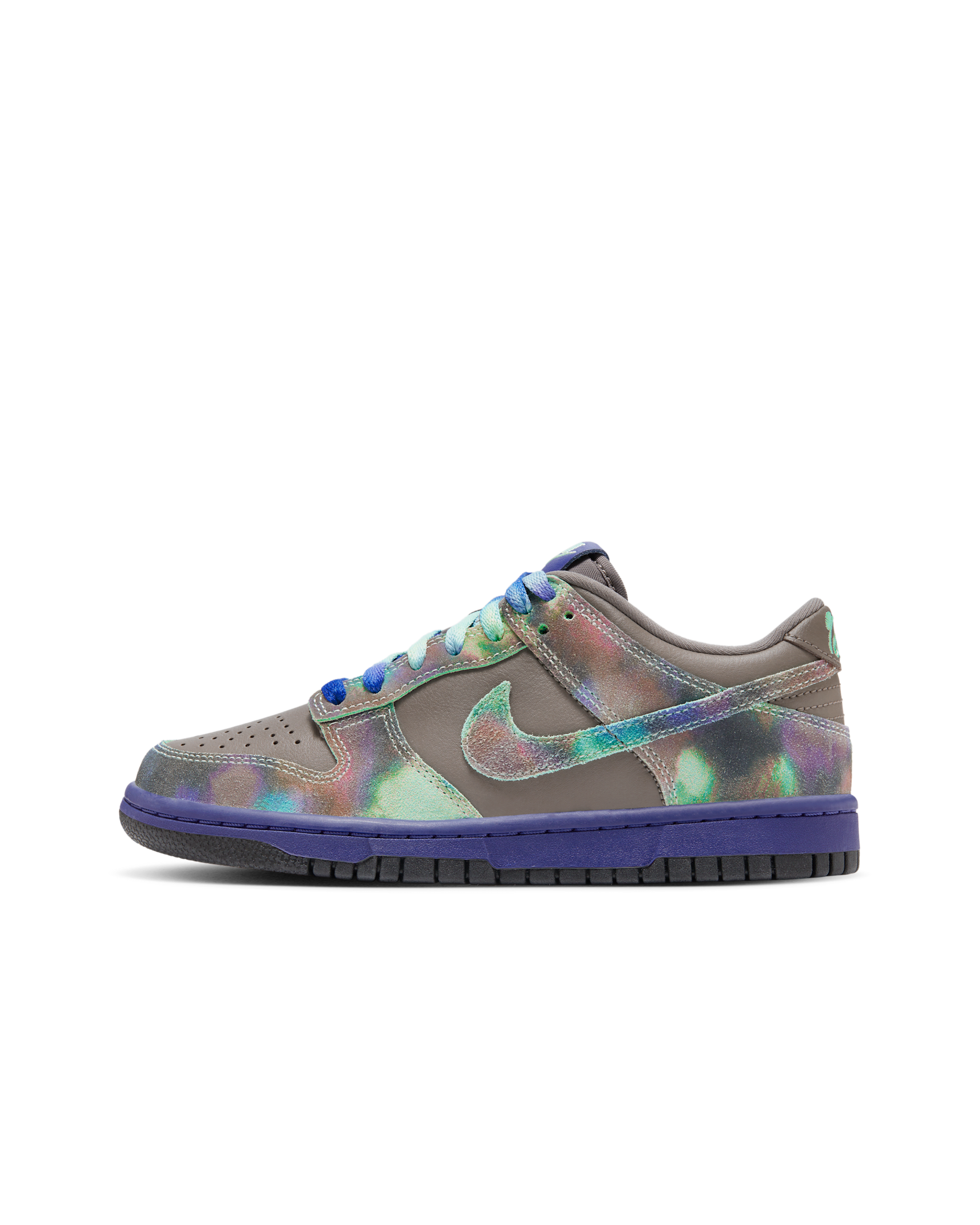 รองเท้าเด็กโต Nike Dunk Low SE - Cave Stone/Deep Night/ดำ/Mint