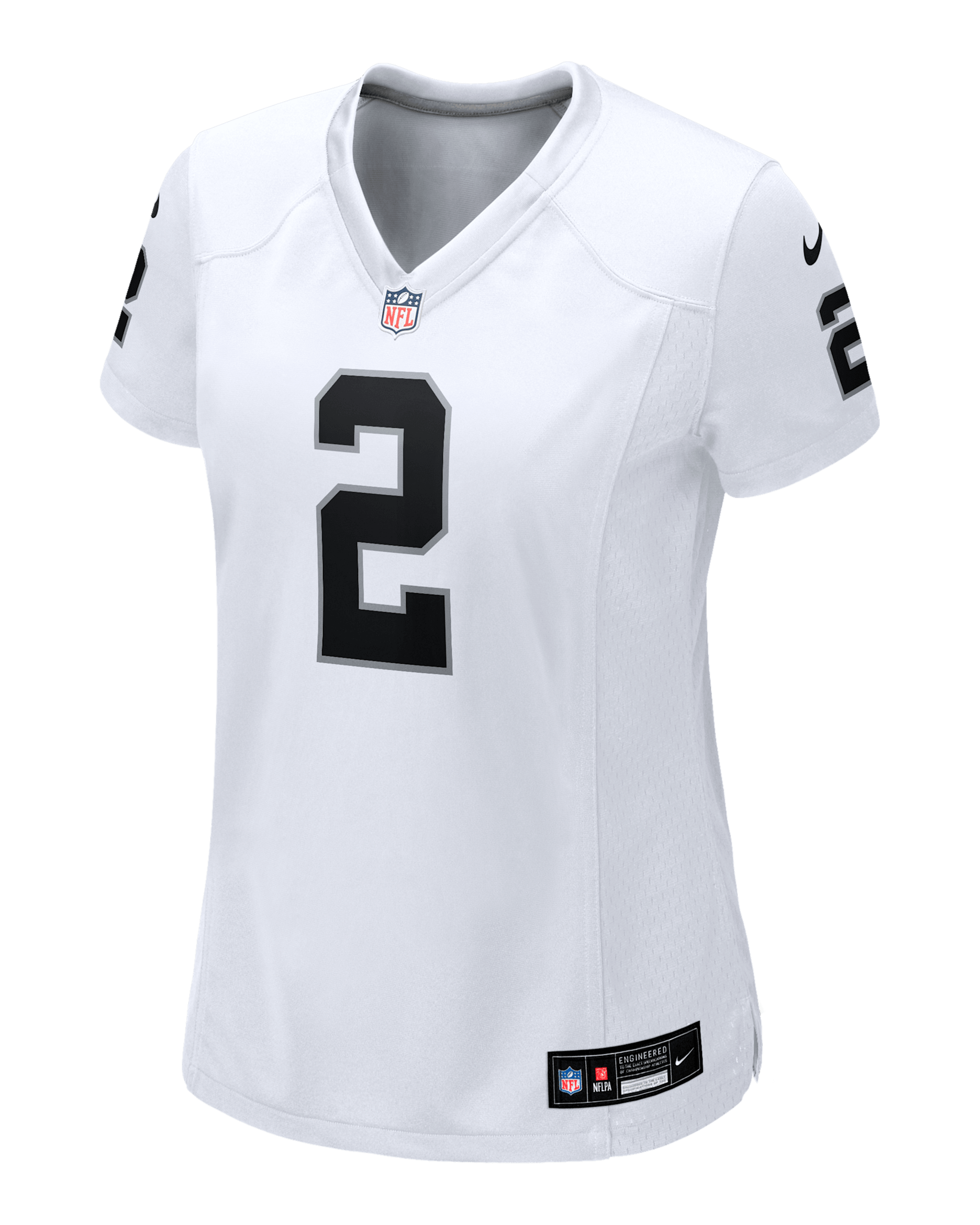 Ashton Jeanty Las Vegas Raiders 2025 NFL Draft First Round Pick Women’s Nike NFL Game Jersey - White