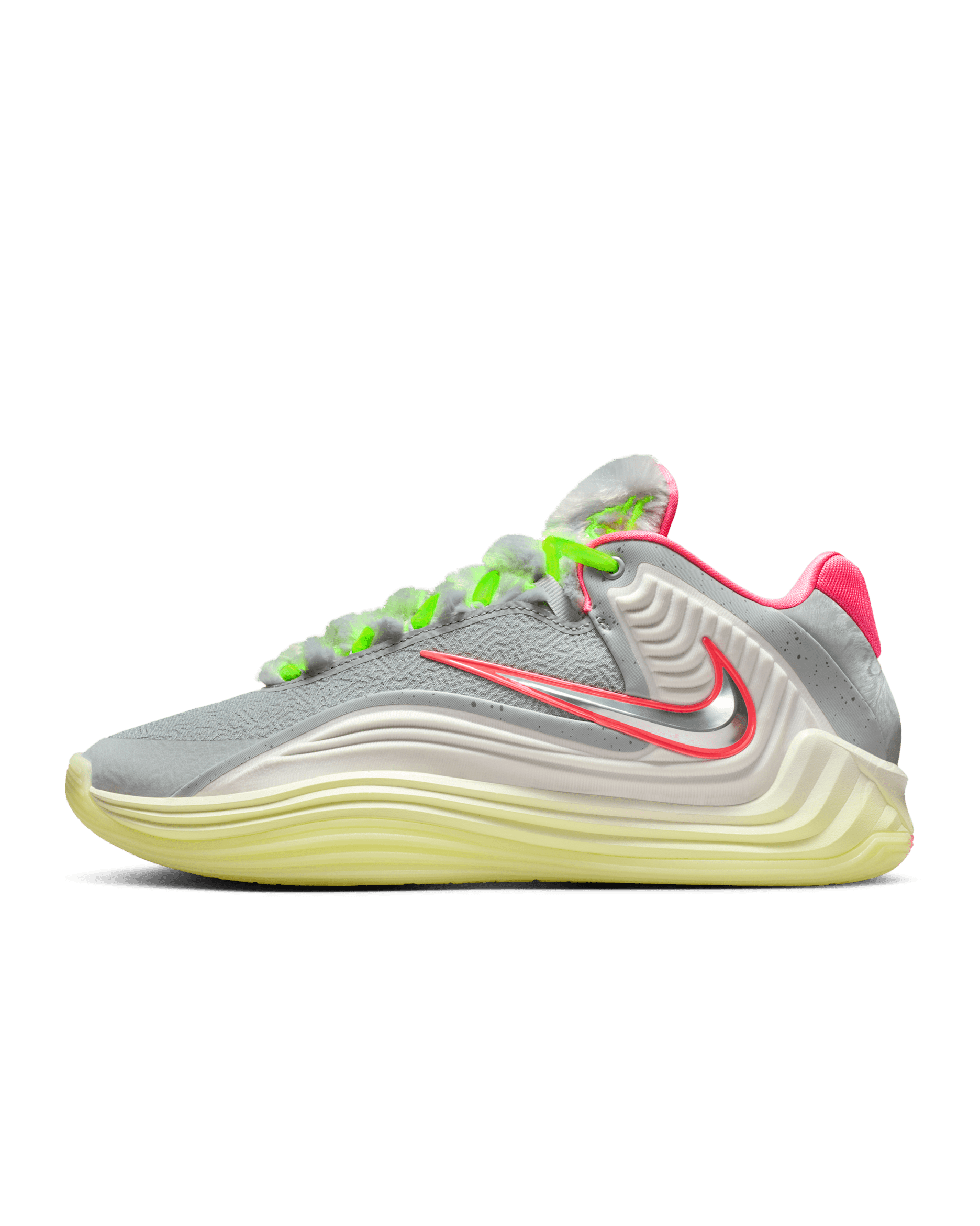Buty do koszykówki Giannis Freak 7 „Shapeshift” - Wolf Grey/Smoke Grey/Digital Pink/Metallic Silver