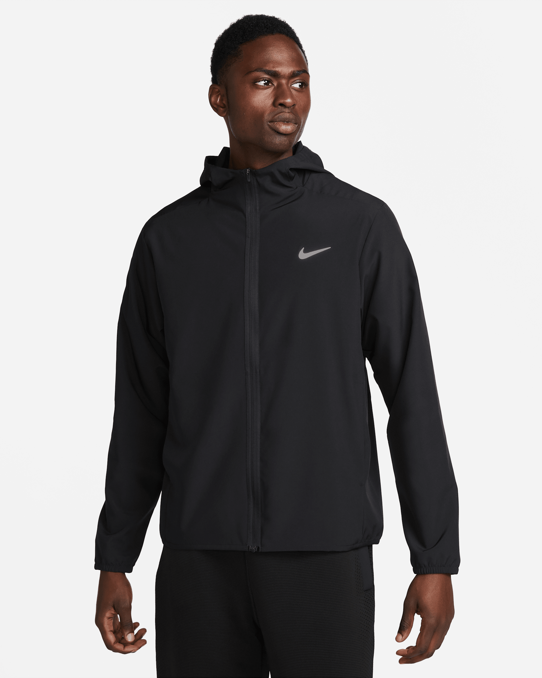 Nike Form Men's Dri-FIT Hooded Versatile Jacket - Black
