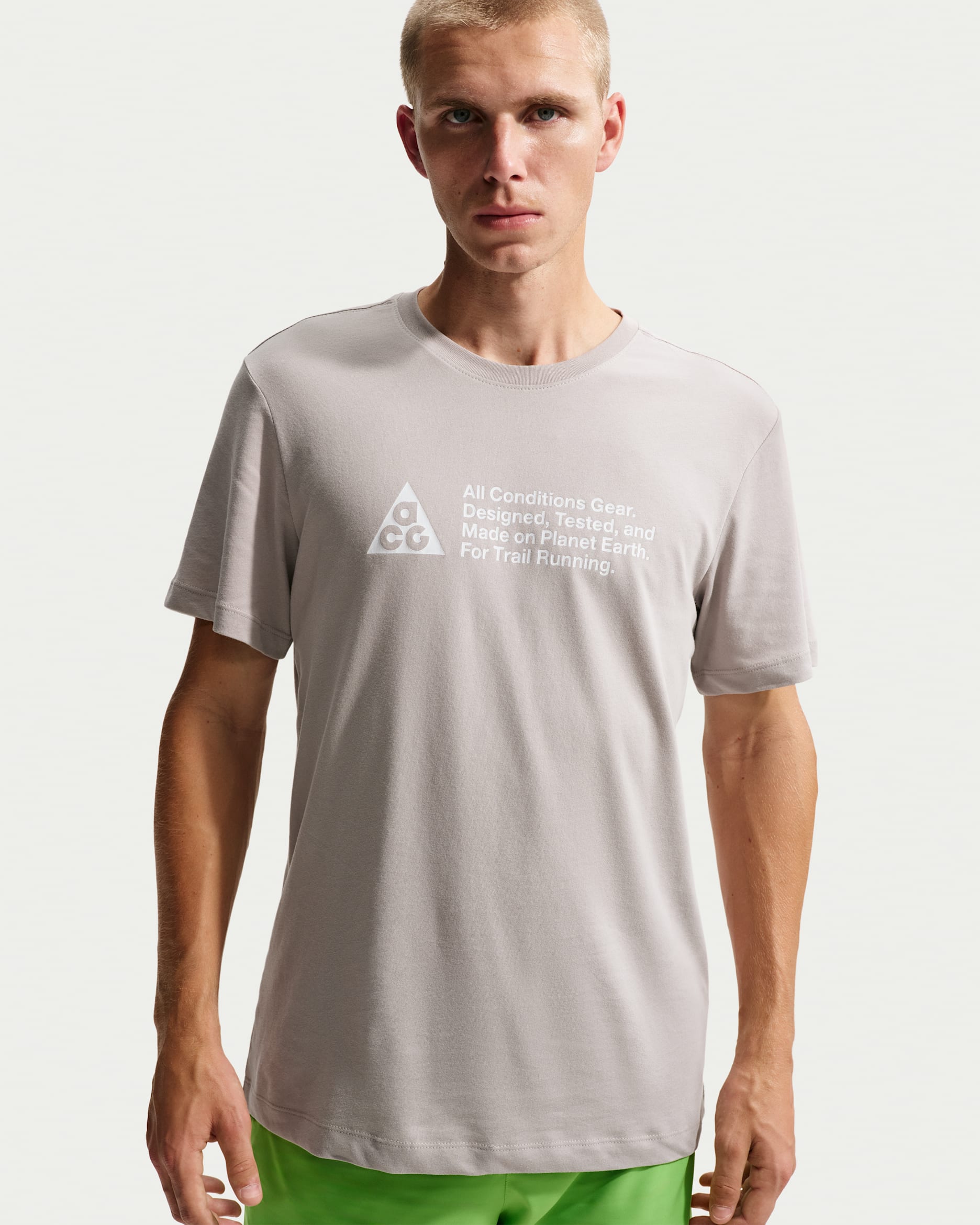 Pánské trailové běžecké tričko Nike ACG Dri-FIT - College Grey