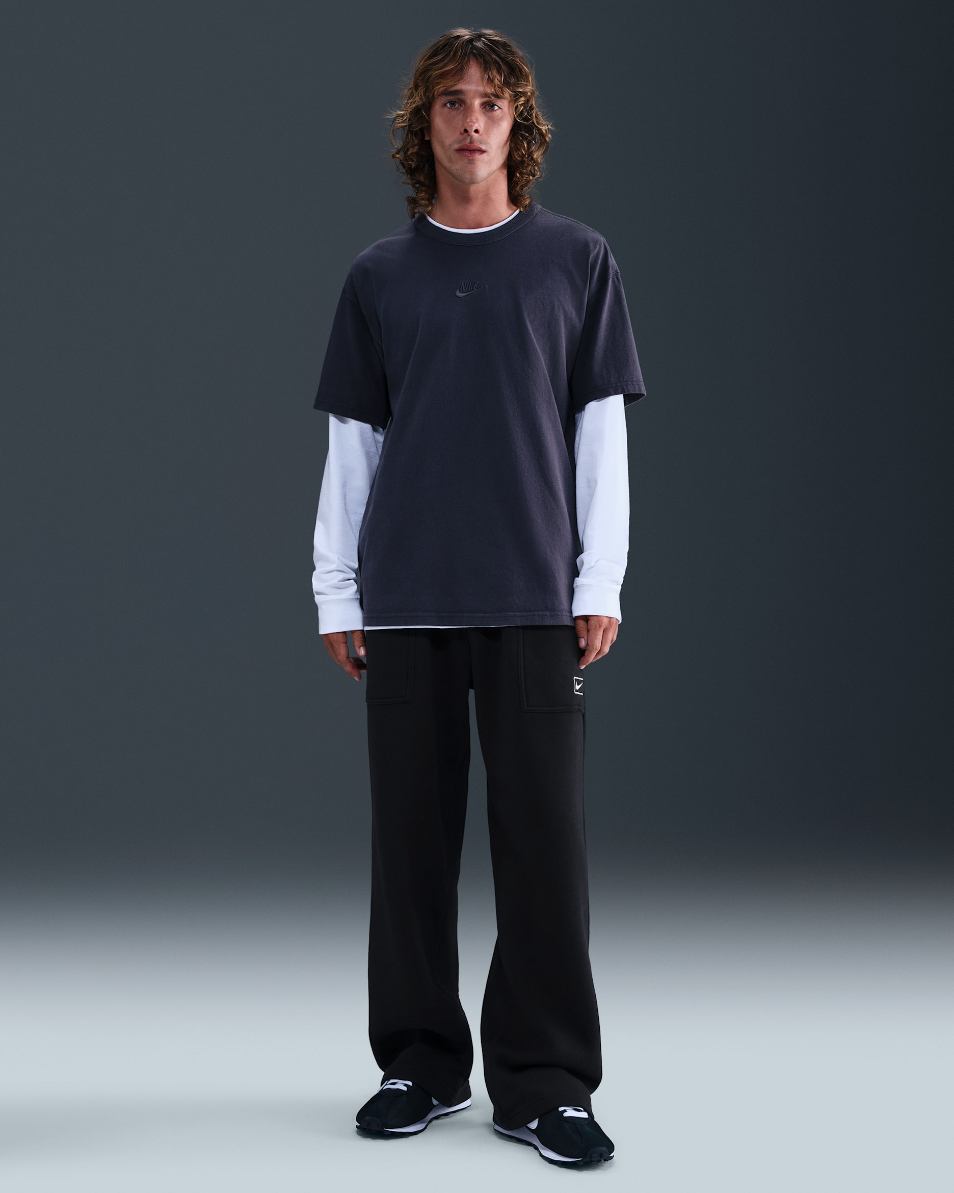 Nike Sportswear fleecebukse til herre - Svart