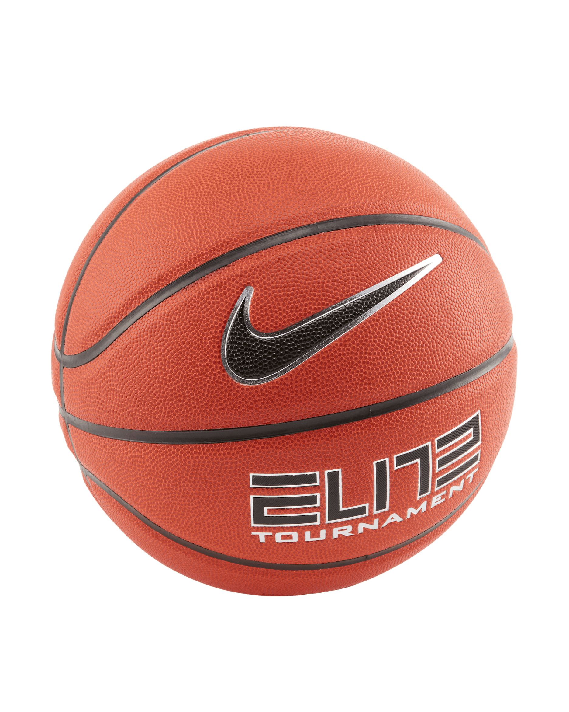 Nike Elite Tournament Basketball (Size 6 and 7) - Sport Orange/Black/Black