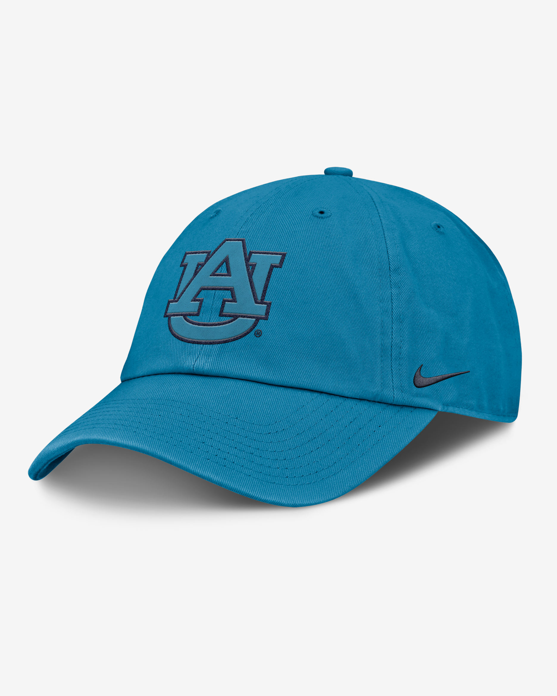Auburn Primetime Campus Club Toned Men's Nike College Adjustable Hat - Blue