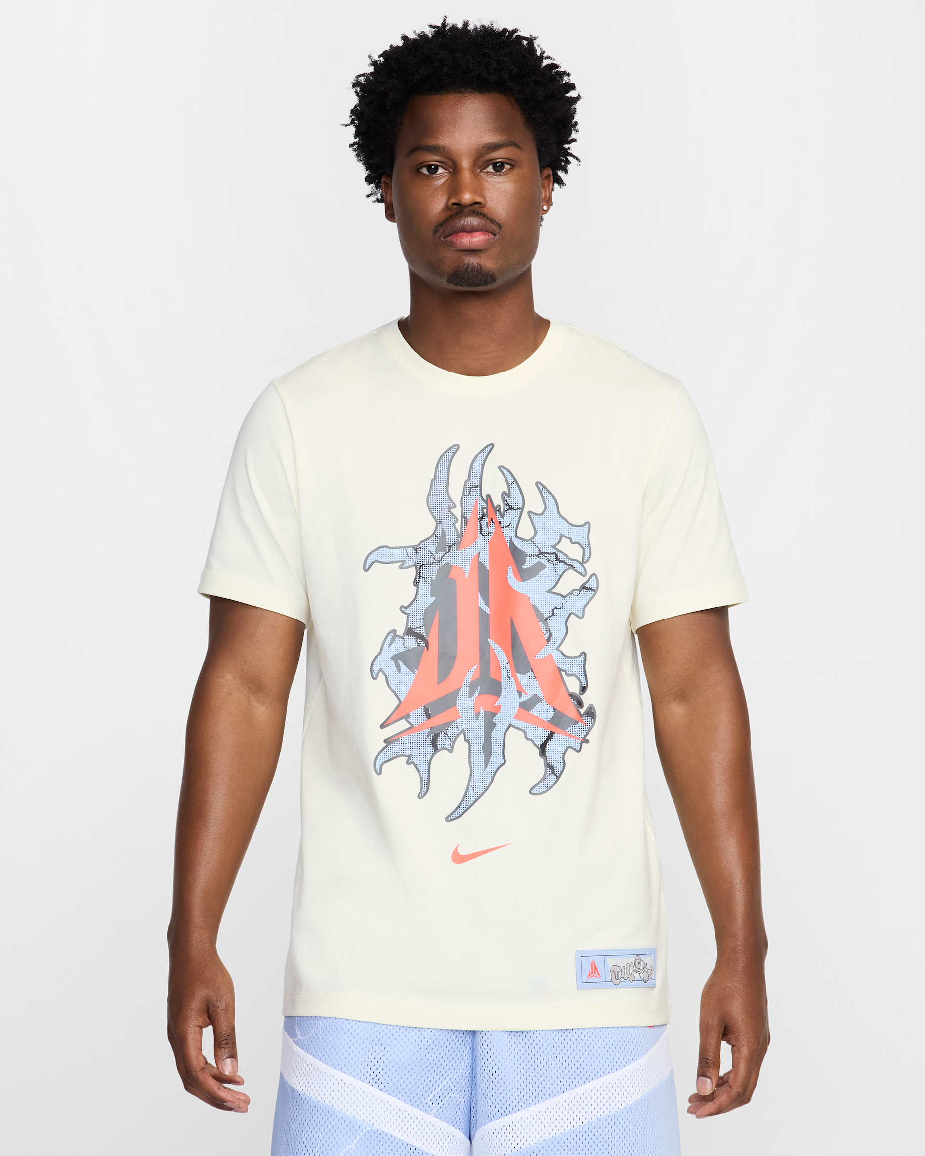 Ja Men's Basketball T-Shirt - Coconut Milk