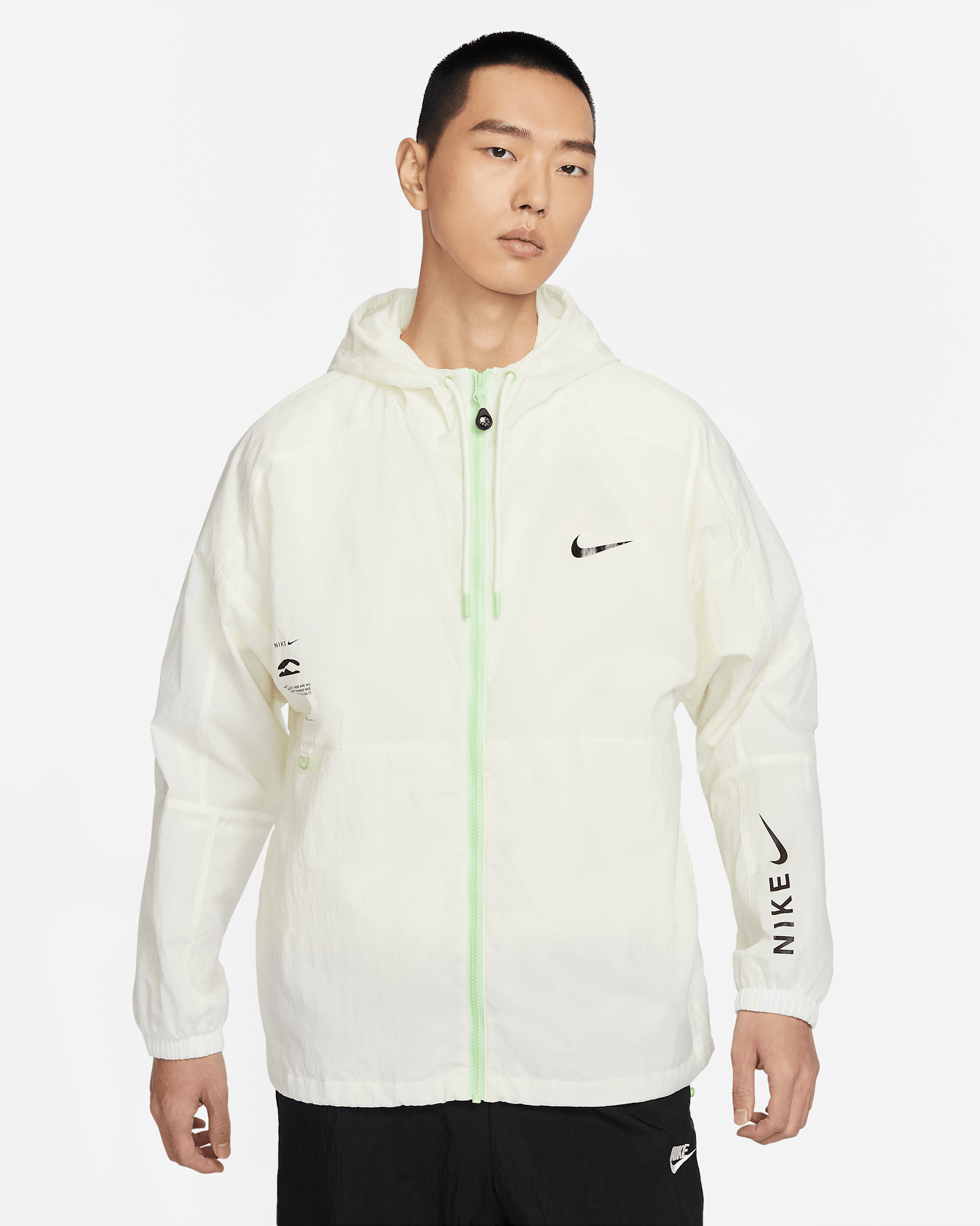 Nike Sportswear Men's Hooded Woven Jacket - Sail