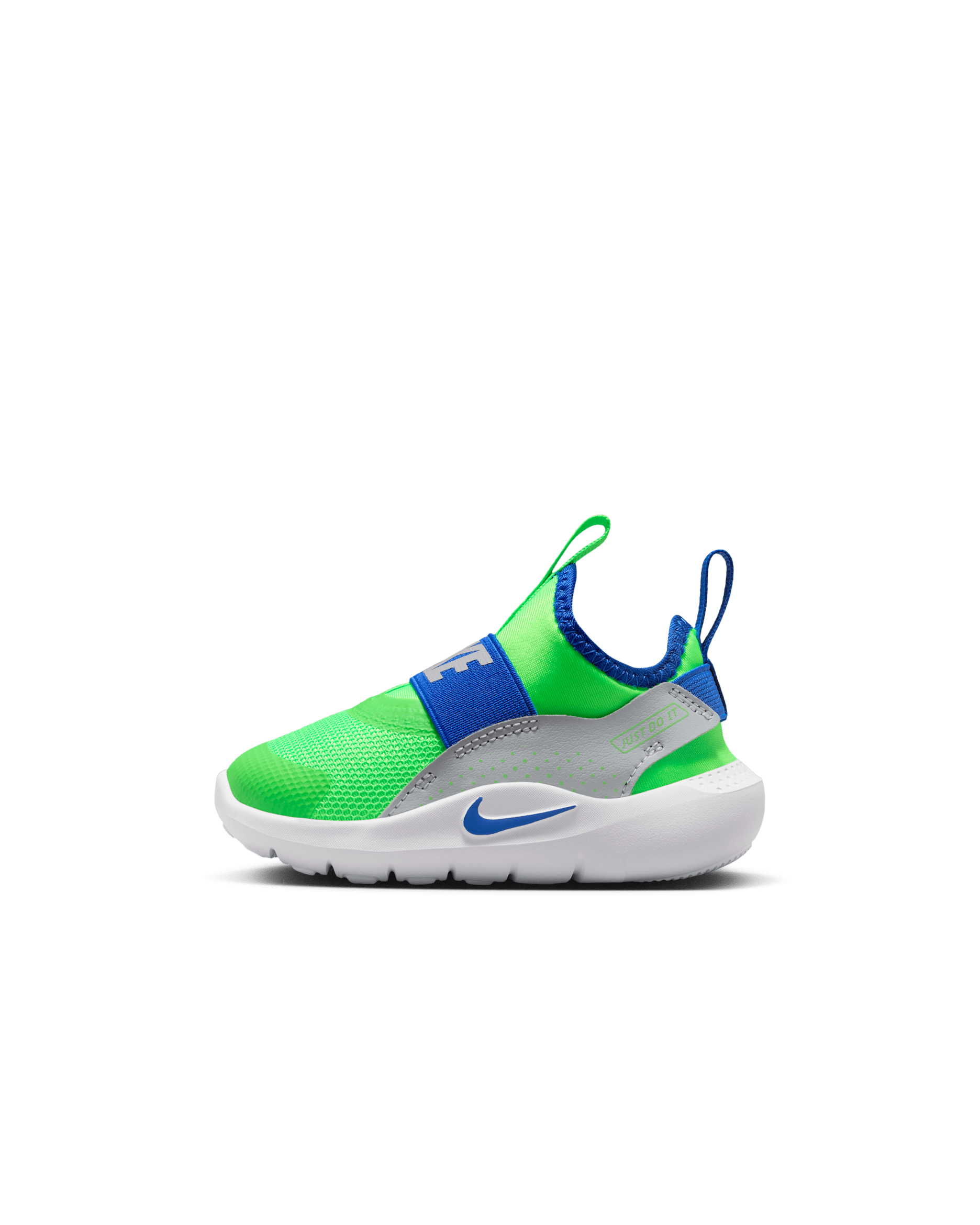 Nike Flex Runner 4 Baby/Toddler Shoes - Green Strike/Wolf Grey/White/Game Royal