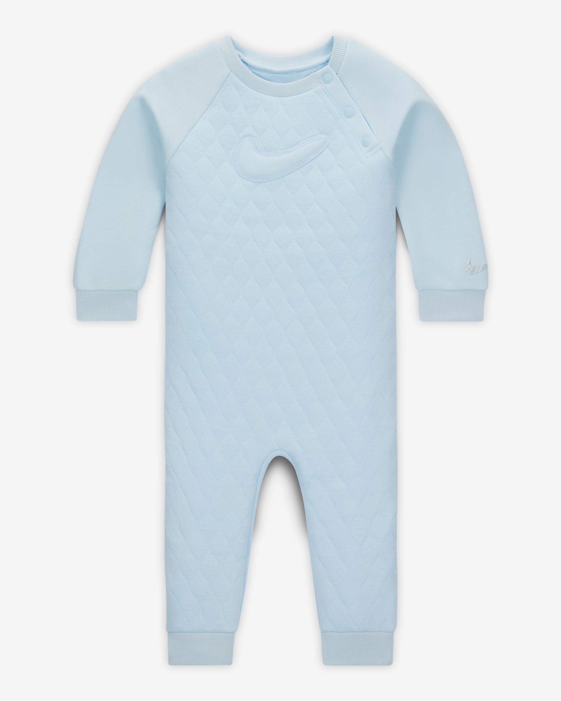 Nike Ready, Set! Baby (12-24M) Coverall - Blue Tint