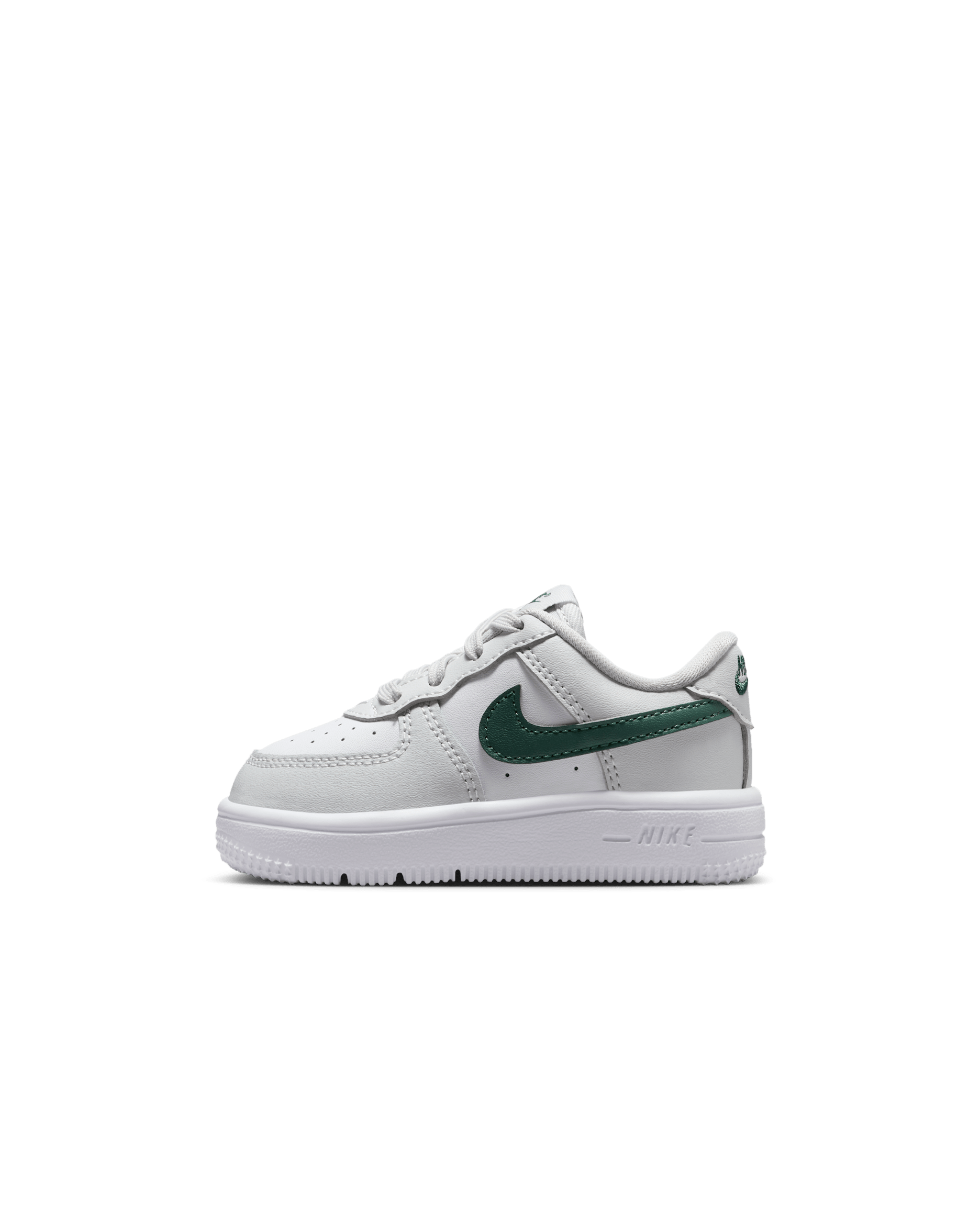 Nike Force 1 Low Baby/Toddler Shoes - Photon Dust/Fir/Gum Medium Brown/White