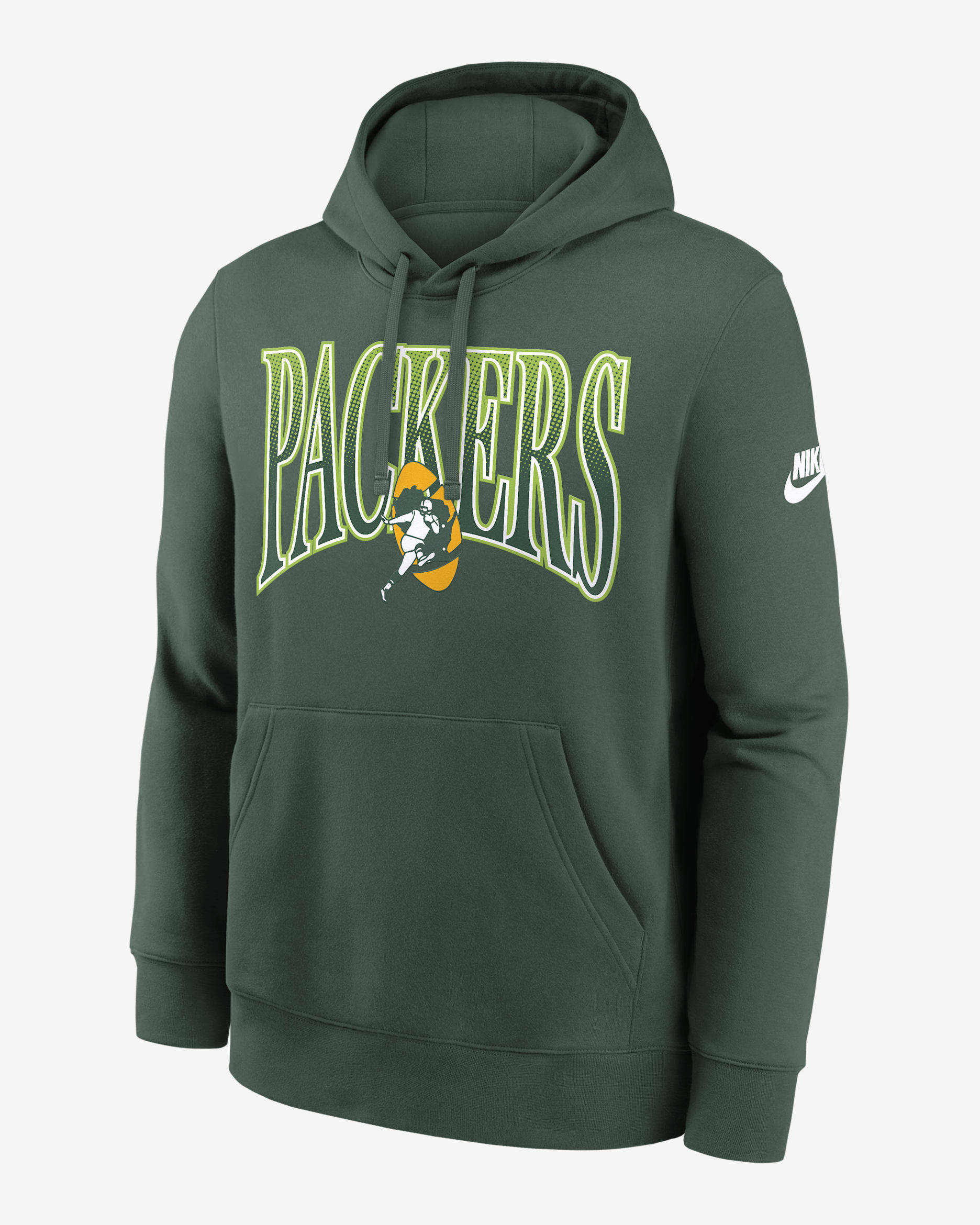 Green Bay Packers Rewind Club Men's Nike NFL Pullover Hoodie - Green