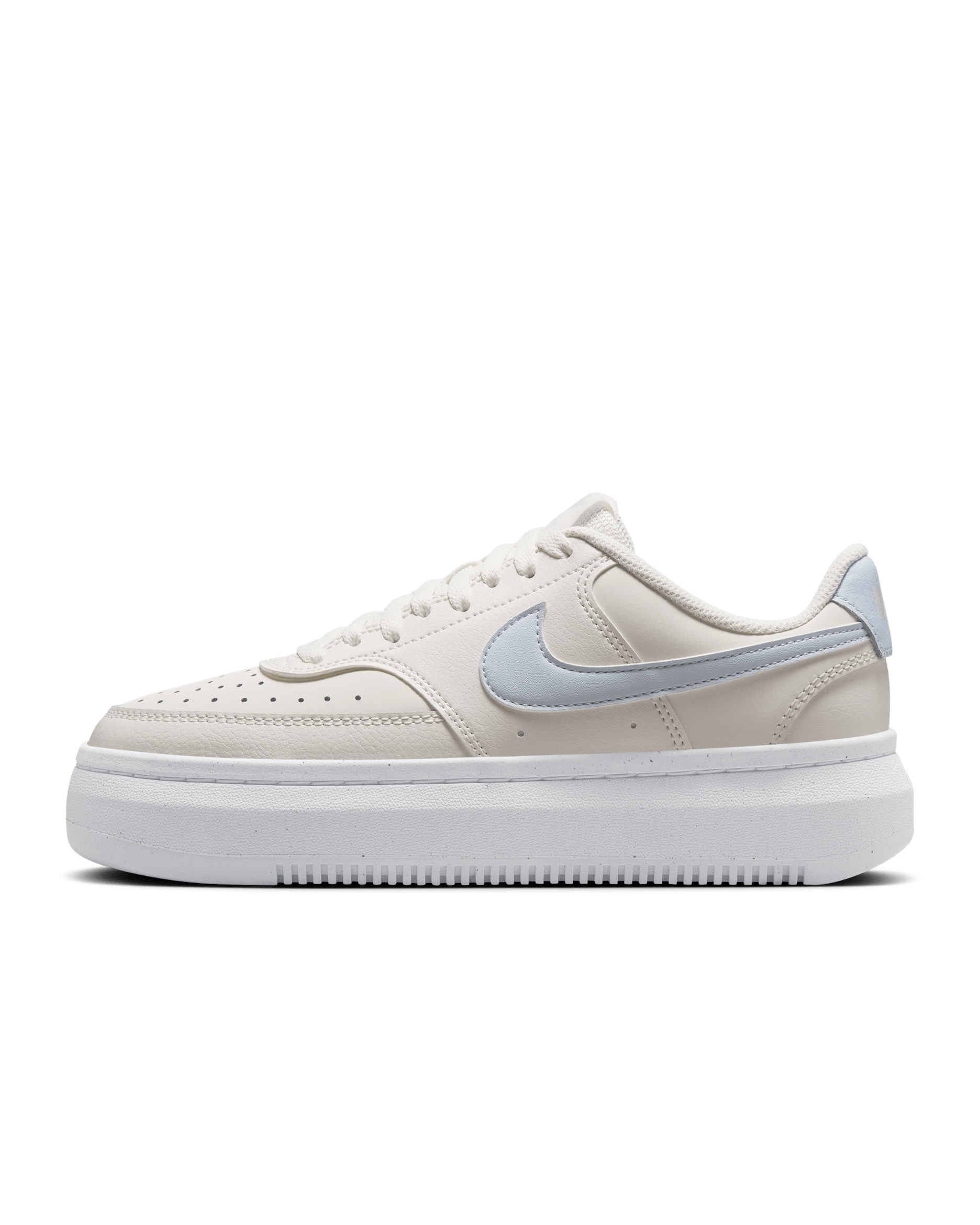 Tenis para mujer Nike Court Vision Alta - Vela/Blanco/Tinte azul