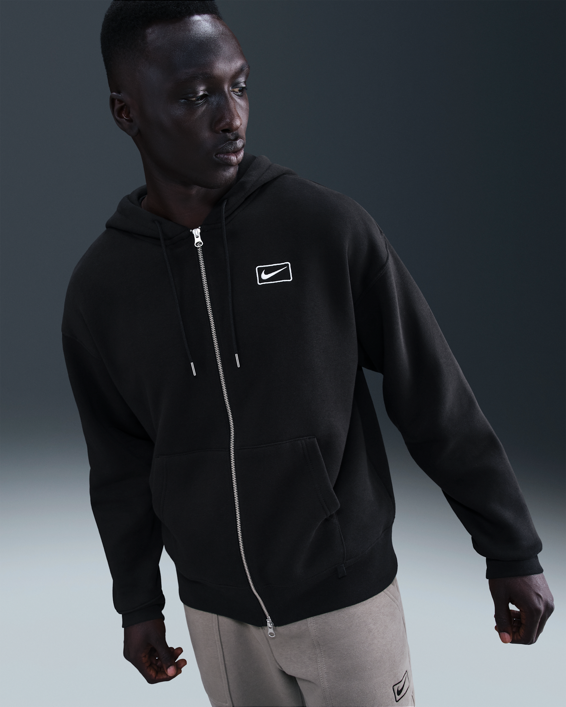 Nike Sportswear hettejakke til herre - Svart