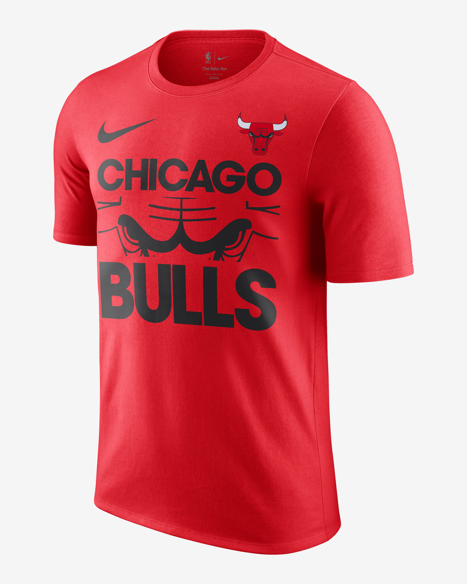 Chicago Bulls Courtside Men's Nike NBA T-Shirt - University Red