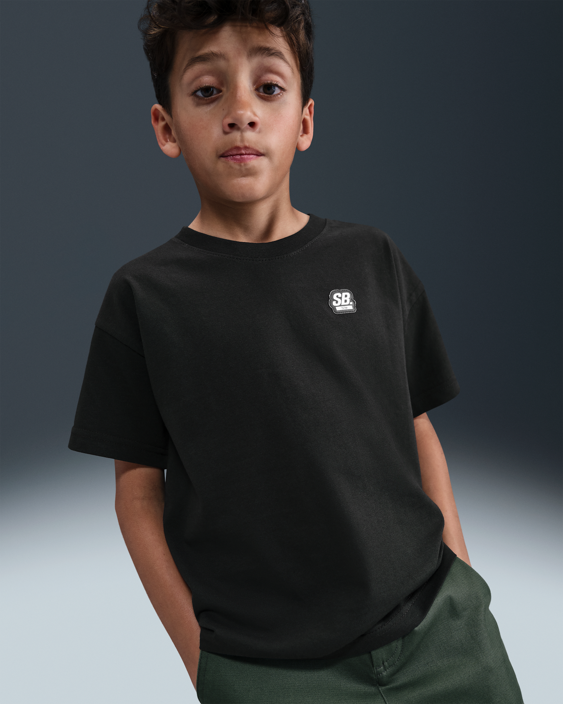 Nike SB Big Kids' Skate T-Shirt - Black
